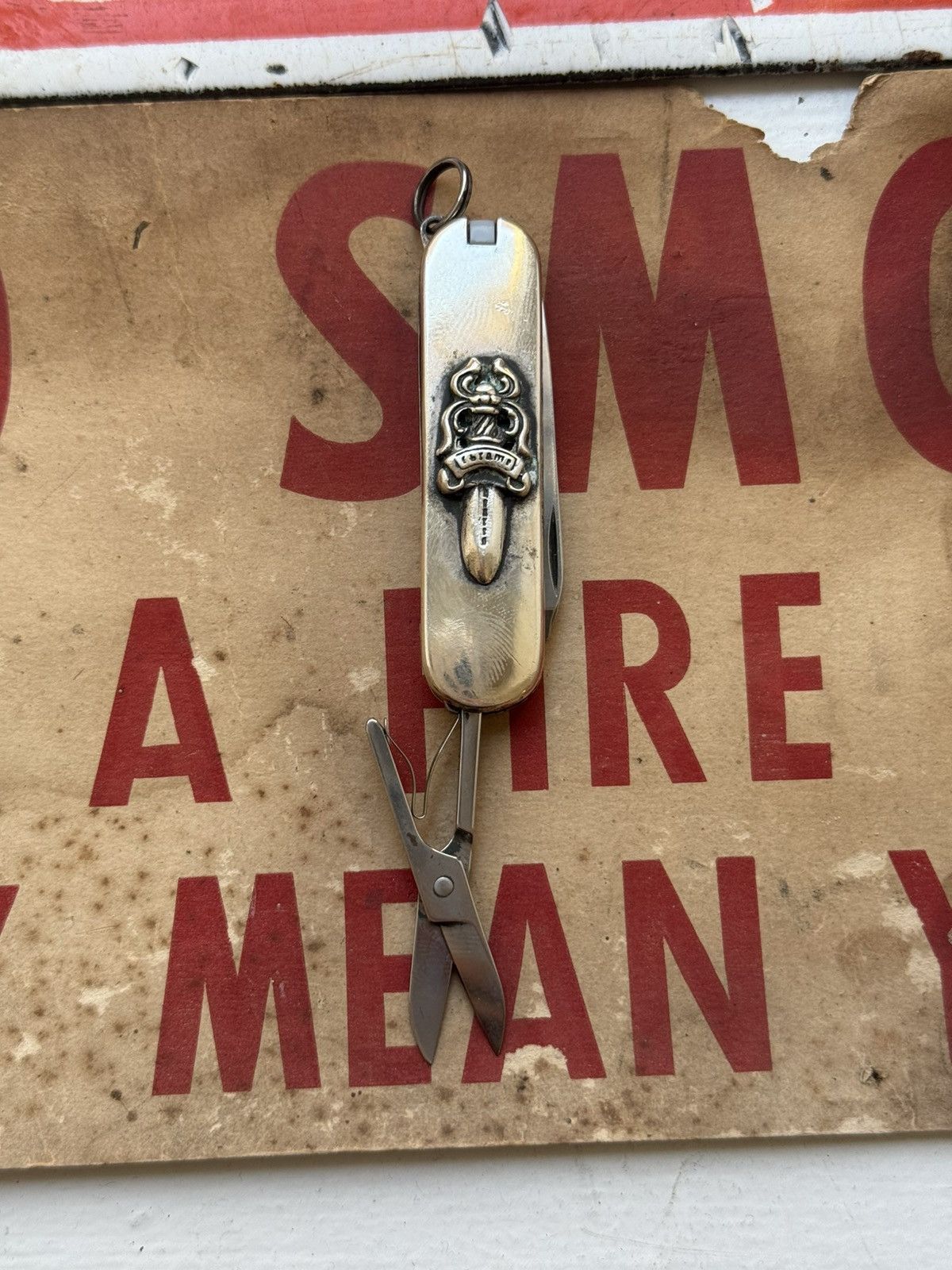 Chrome Hearts 🚭CHROME GRAIL🚭.925 SILVER DAGGER POCKET KNIFE MULTI TOOL Size ONE SIZE - 16 Thumbnail