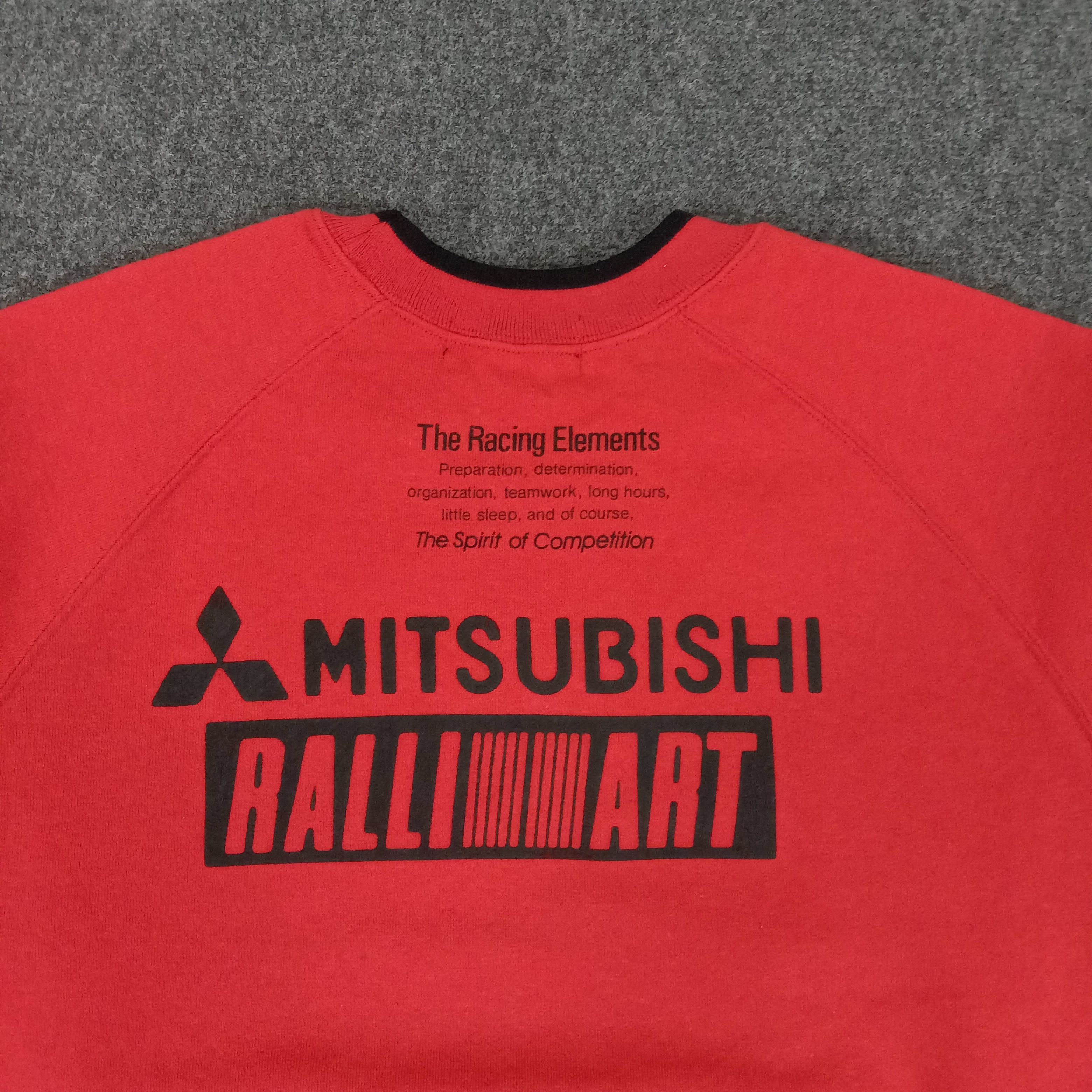 Japanese Brand × Vintage Mitsubishi Ralli Art Racing Team Custom Sweatshirt Size US S / EU 44-46 / 1 - 2 Thumbnail