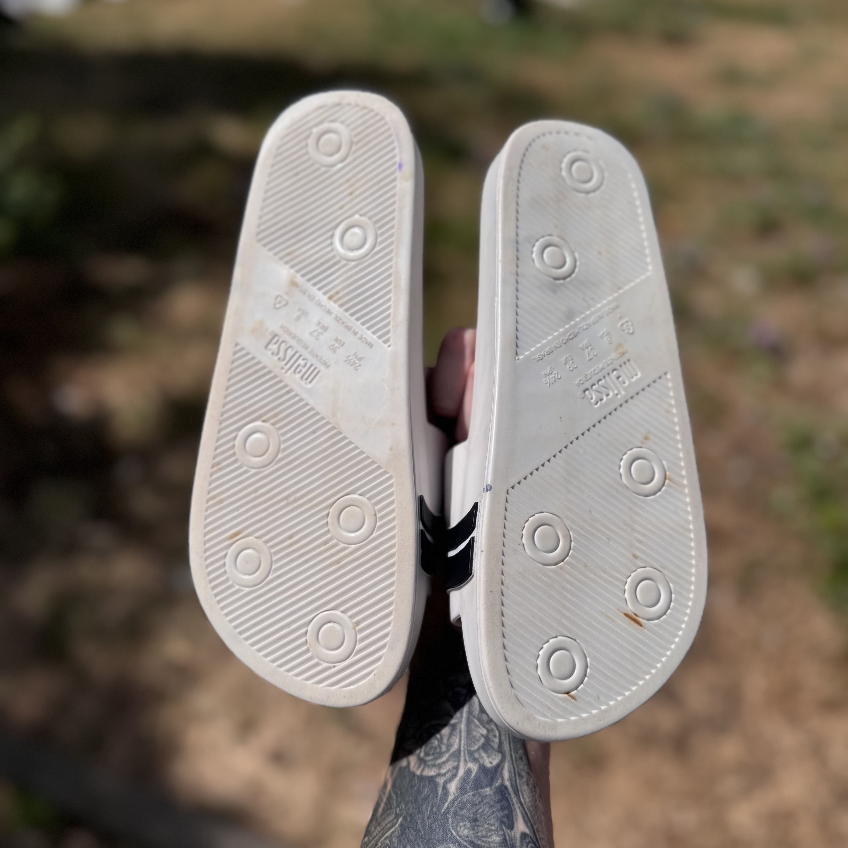 Westwood Melissa Vivienne Westwood Sandals White MELISSA Vivienne