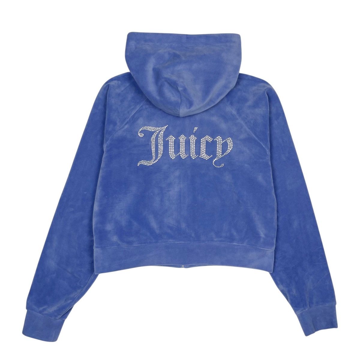 Juicy Couture Juicy Couture Petite Velvet Zip Up Hoodie Size XL / US 12-14 / IT 48-50 - 3 Thumbnail