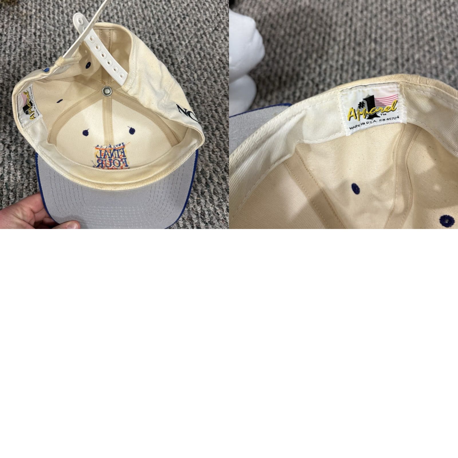 Vintage VINTAGE 1993 NCAA Final Four Hat Adult SnapBack Cap USA Size ONE SIZE - 8 Thumbnail
