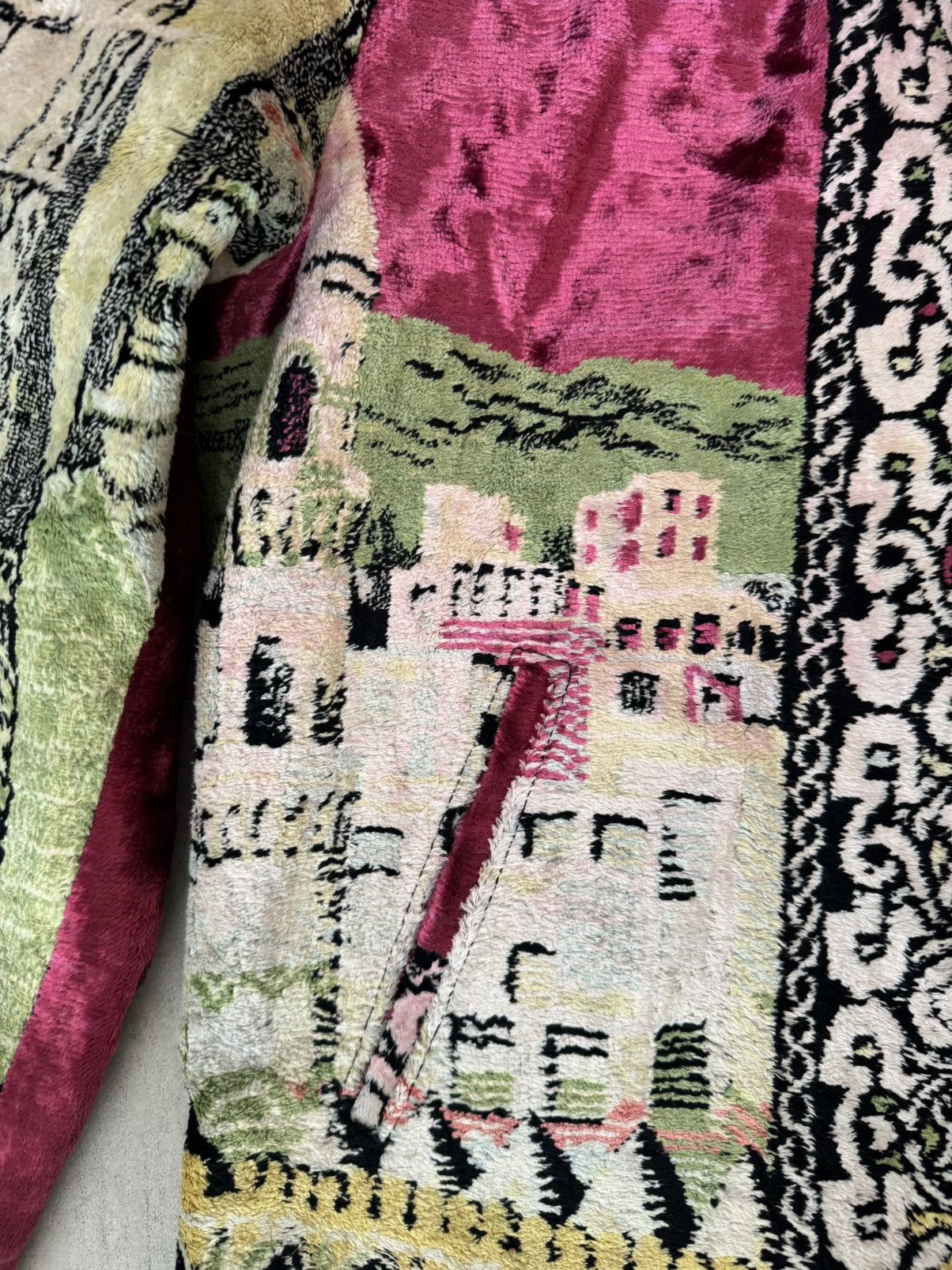 Other DOM’NIQUE “Velvet Skyline” Turkish Textile Work Jacket: Size US XL / EU 56 / 4 - 6 Thumbnail