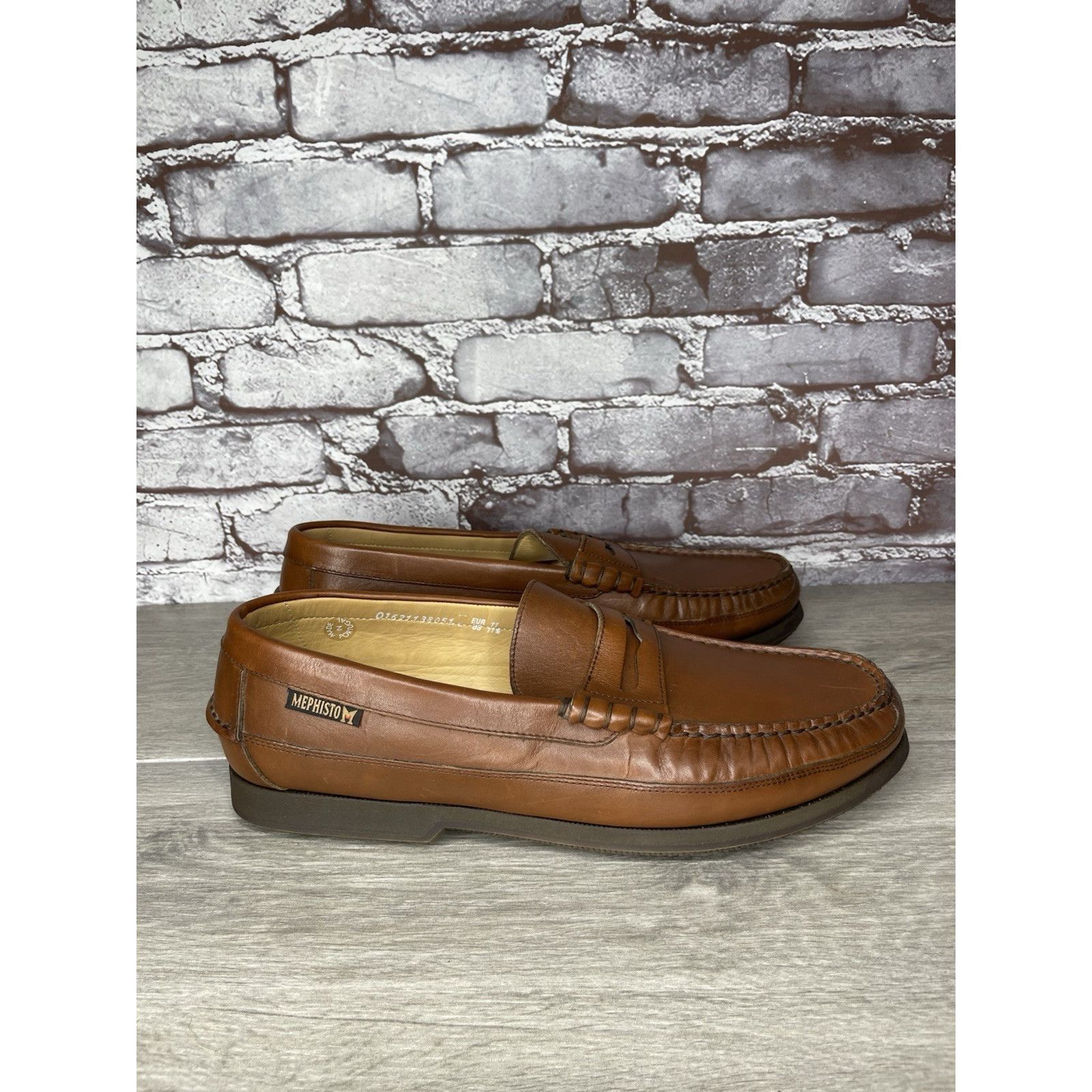 Mephisto Mephisto Spinnaker Brown Leather Penny Loafers Casual Shoes Size US 11.5 / EU 44-45 - 20 Thumbnail