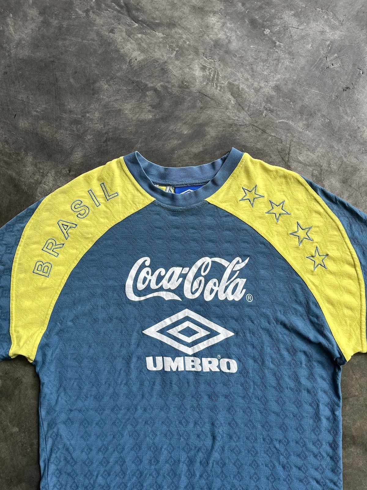 Nike × Vintage RARE 1994 / 1996 Brasil Umbro Official Training Jersey Size US L / EU 52-54 / 3 - 2 Thumbnail