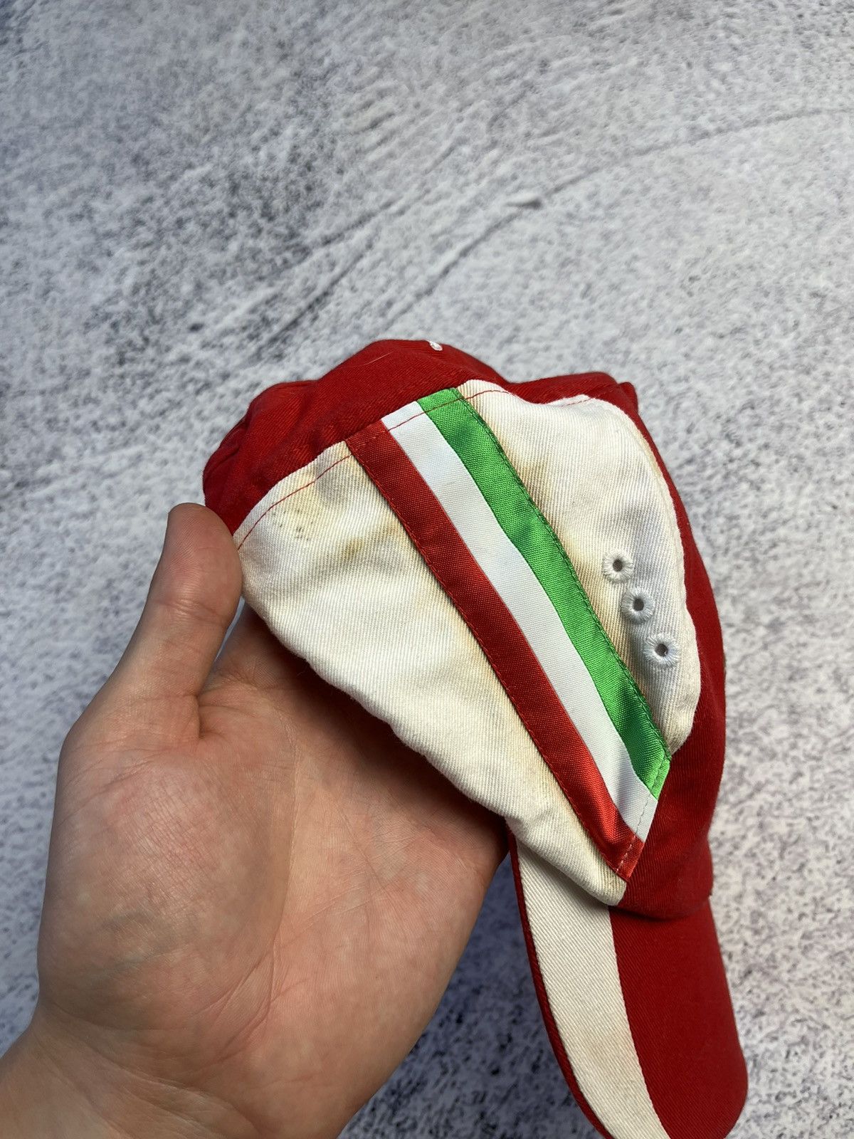 Ferrari Vintage Puma Ferrari Distressed Cap Y2K Size ONE SIZE - 12 Thumbnail