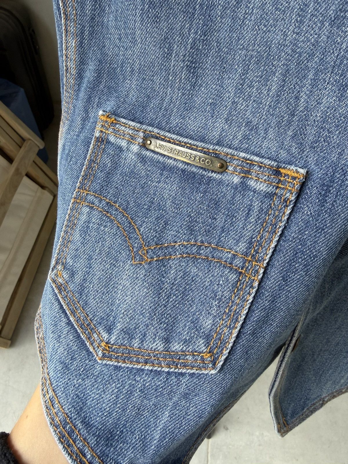 Levi's Vintage Clothing Levi’s vest jeans vintage Size 46R - 3 Thumbnail