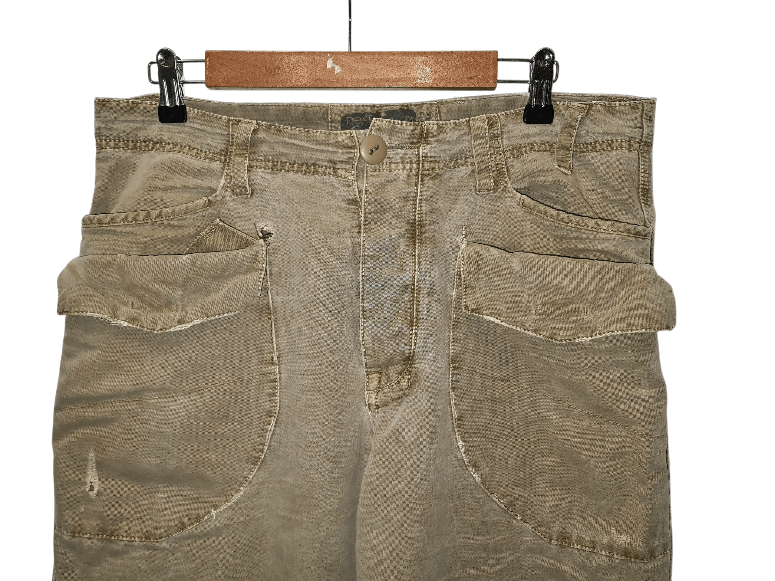 Vintage Vintage Y2K Next Baggy Military Cargo Pants Size US 34 / EU 50 - 4 Thumbnail