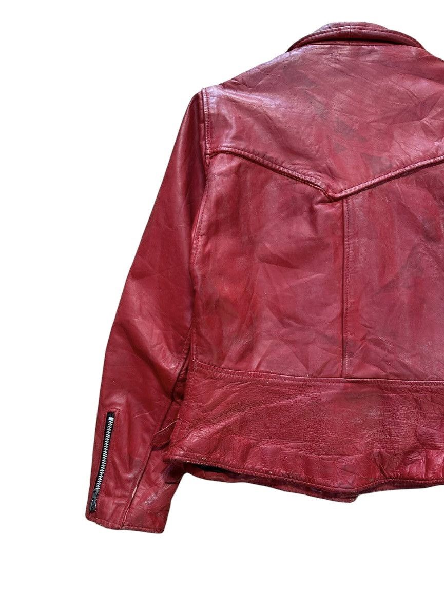 Branded Leather Vtg Branded Garments Double Collar Leather Jacket Size US S / EU 44-46 / 1 - 9 Thumbnail