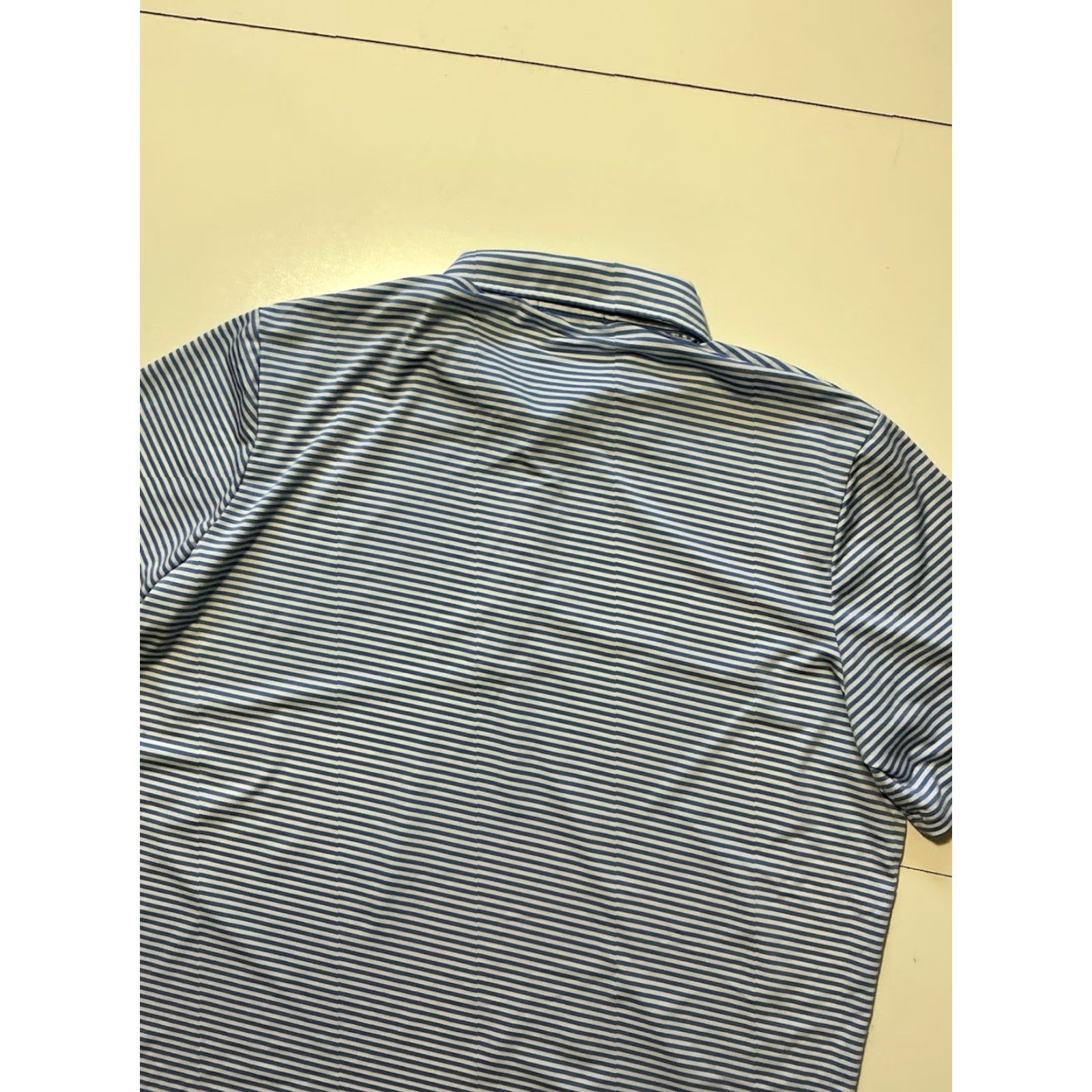 RLX Ralph Lauren VINTAGE RLX Ralph Lauren Polo Shirt RLX Ralph Lauren Performance Striped Wicking Golf S/S 2XL Mens Boats? Size US XXL / EU 58 / 5 - 4 Thumbnail