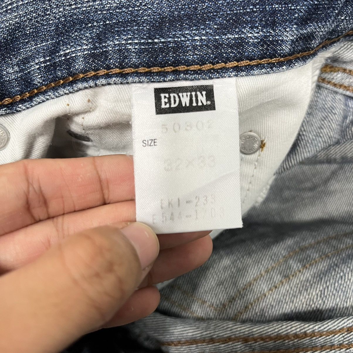 14th Addiction Vintage Edwin Utility Denim Jeans Size US 32 / EU 48 - 17 Thumbnail