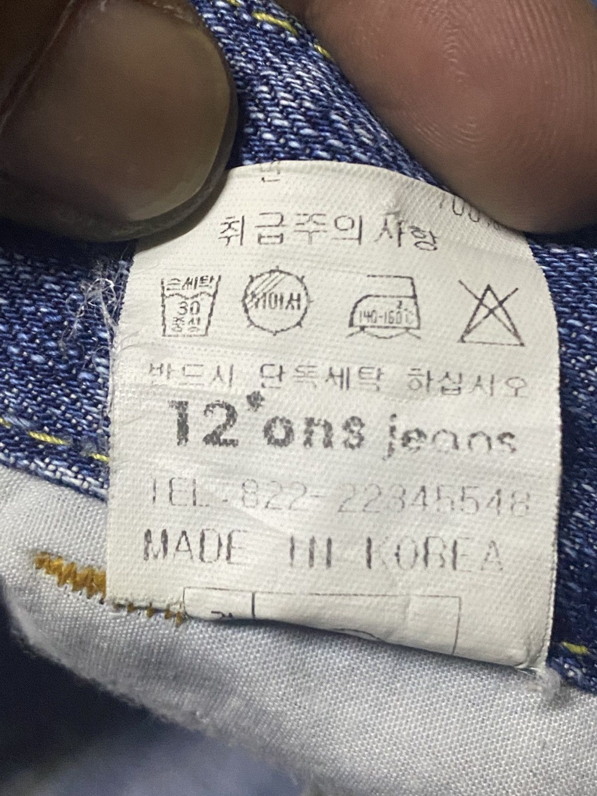 Authentic Pigment Vintage Authentic Urban Craft 12Ons Denim Cross Emroidered Size US 33 - 19 Thumbnail