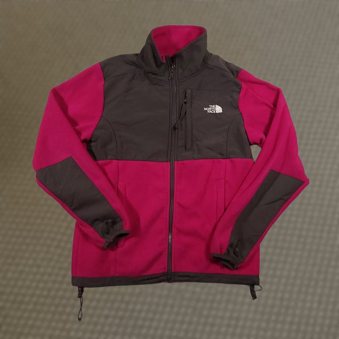 The North Face VINTAGE? No — North Face Jacket Womens Small Pink Black Fleece Softshell Full Zip Outdoors Size S / US 4 / IT 40 - 1 Thumbnail