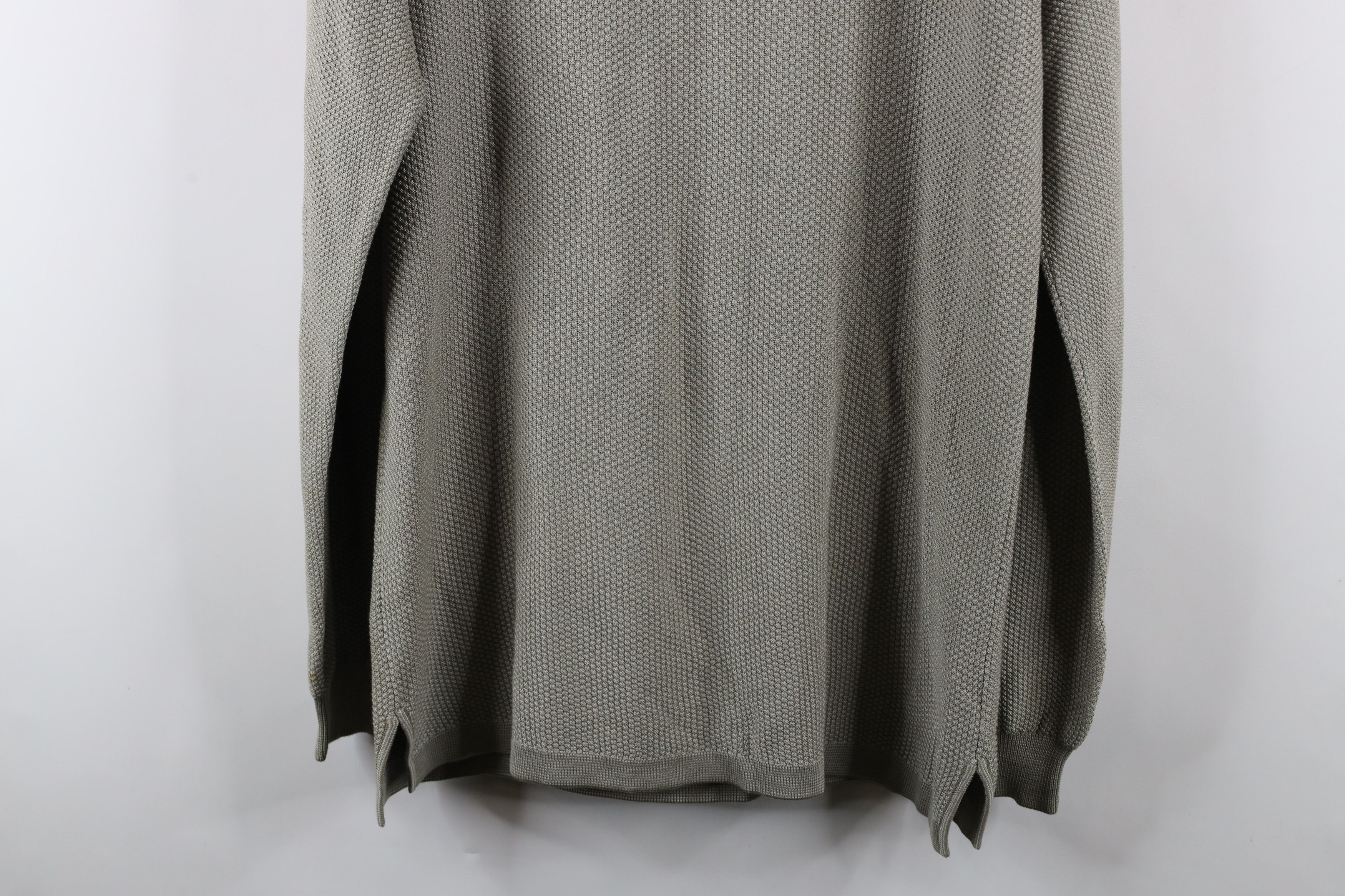 Tommy Bahama × Vintage Vintage 90s Tommy Bahama Waffle Knit Long Sleeve Polo Size US L / EU 52-54 / 3 - 10 Thumbnail