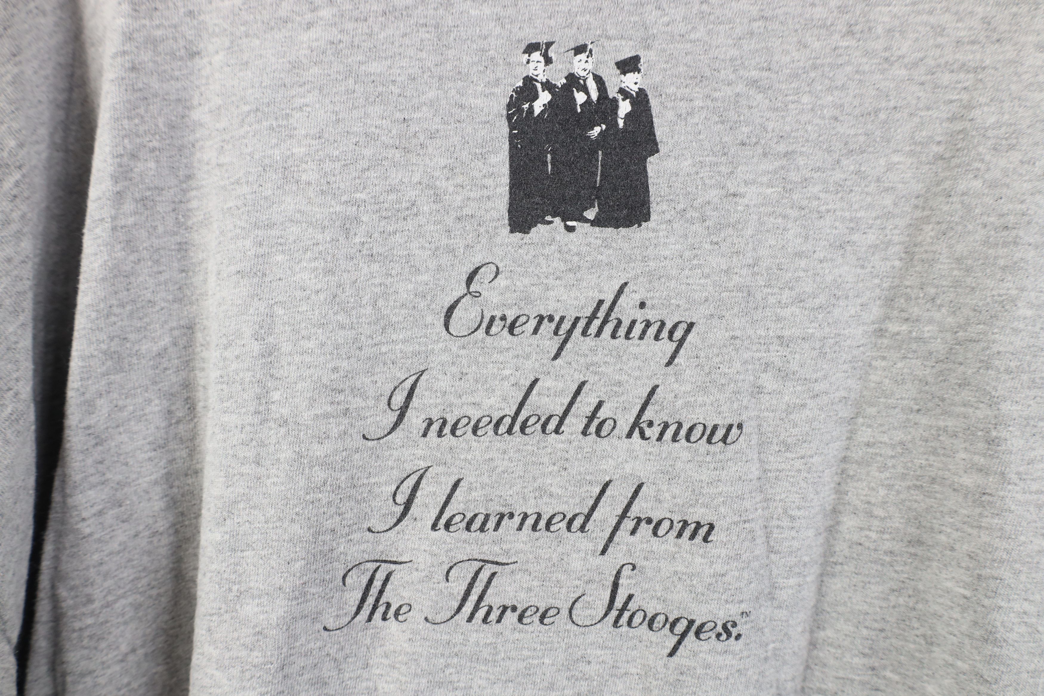 Vintage Vintage 90s Institute of Higher Learning T-Shirt Gray Size US XXL / EU 58 / 5 - 11 Thumbnail