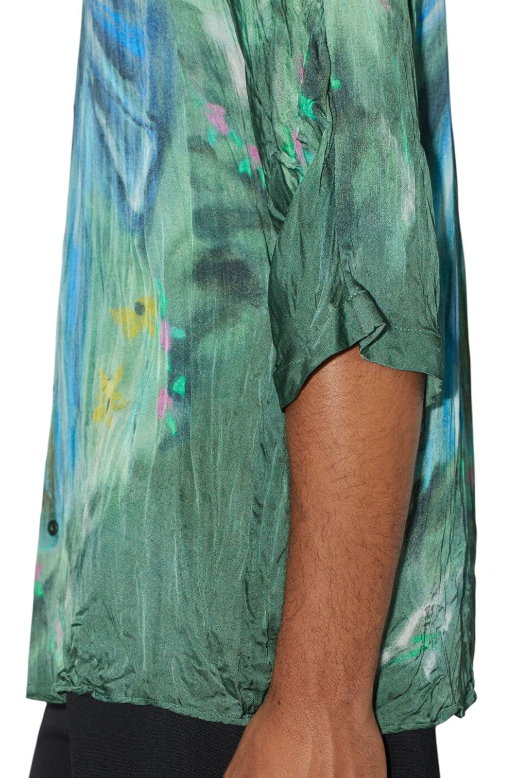 Acne Studios Wrinkle Viscose Abstract Shirt Size US S / EU 44-46 / 1 - 4 Thumbnail