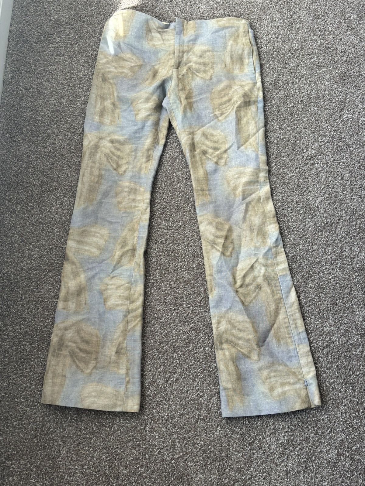 Acne Studios × Designer ACNE STUDIOS Karen Kilimnik Bow Print Pants Size US 31 - 8 Thumbnail