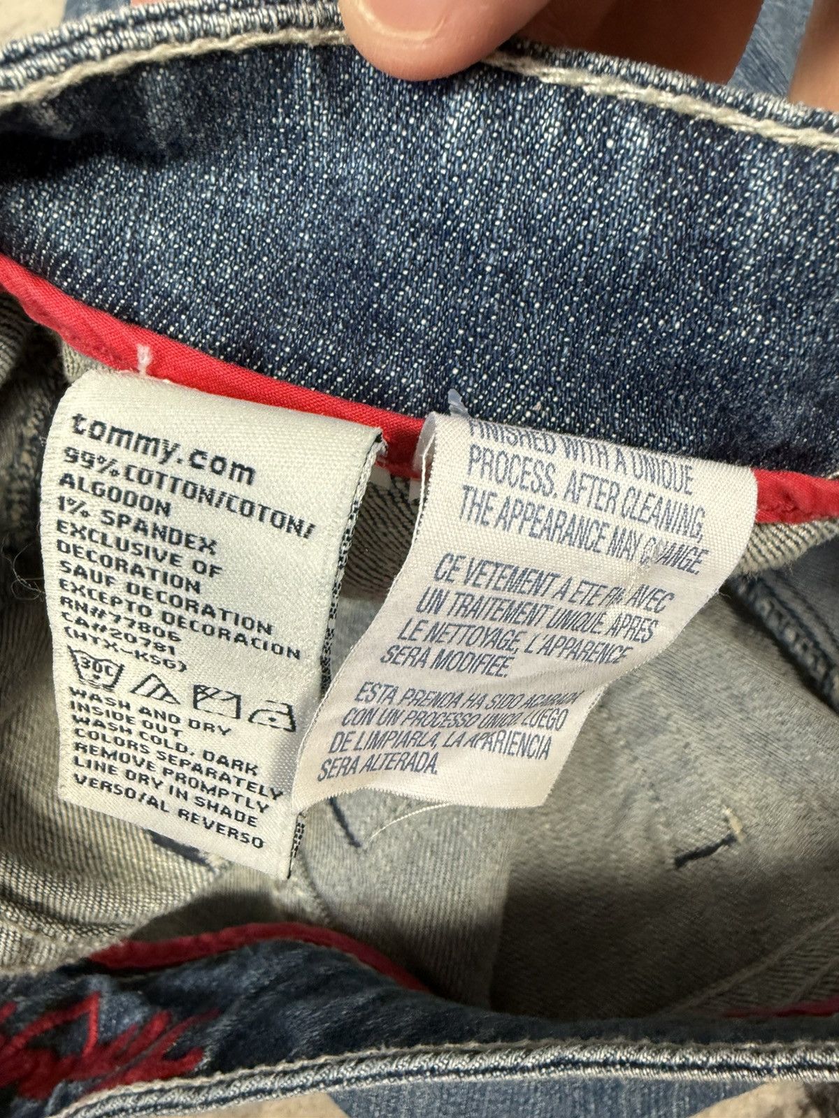 Tommy Hilfiger Y2K Tommy Hilfiger Denim Jeans Skirt Size 28" / US 6 / IT 42 - 7 Thumbnail