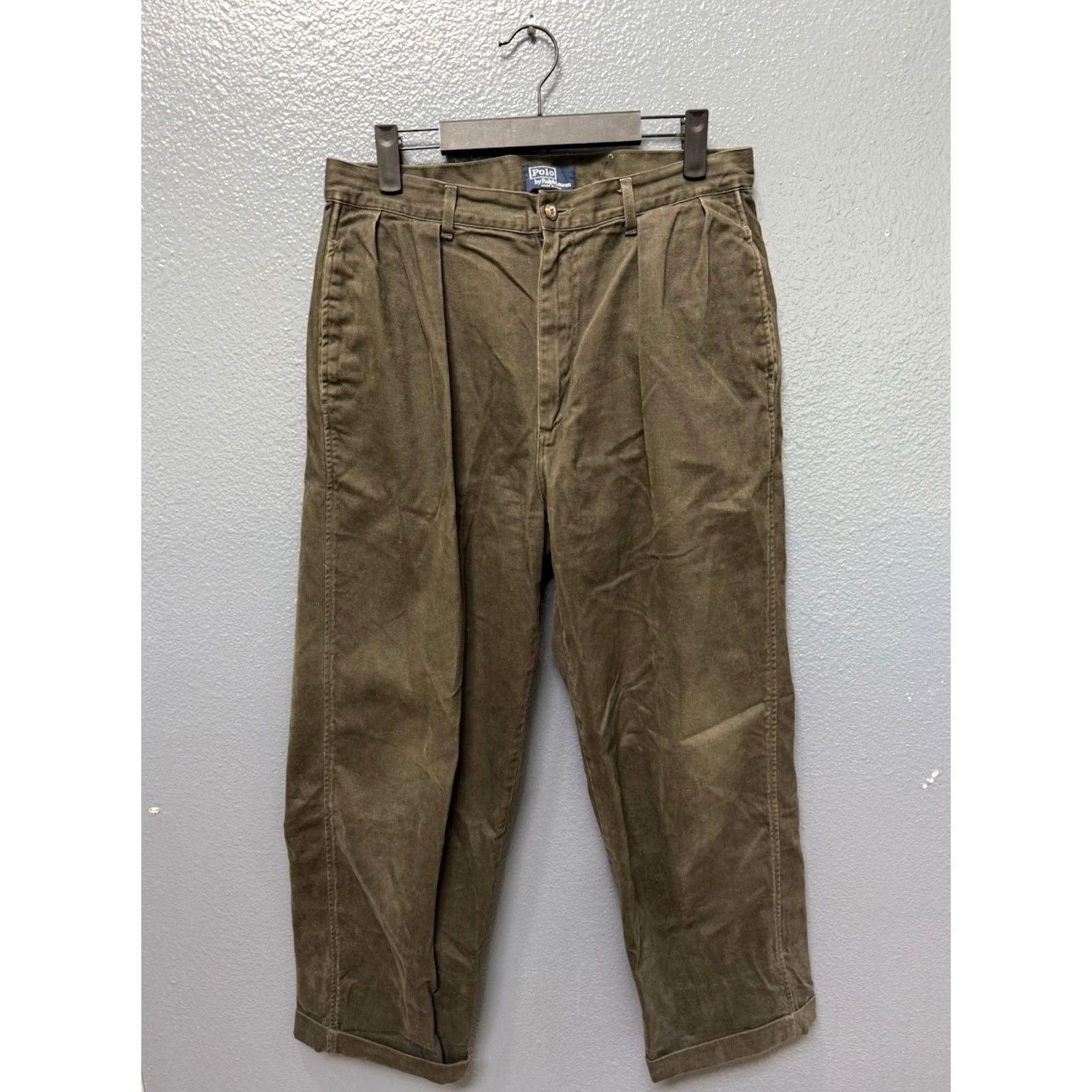 Polo Ralph Lauren VINTAGE Polo Ralph Lauren Dry Goods Chino Cotton Pants 33/34 USA Made Mens Brown 90s Size US XS / EU 42 / 0 - 5 Thumbnail