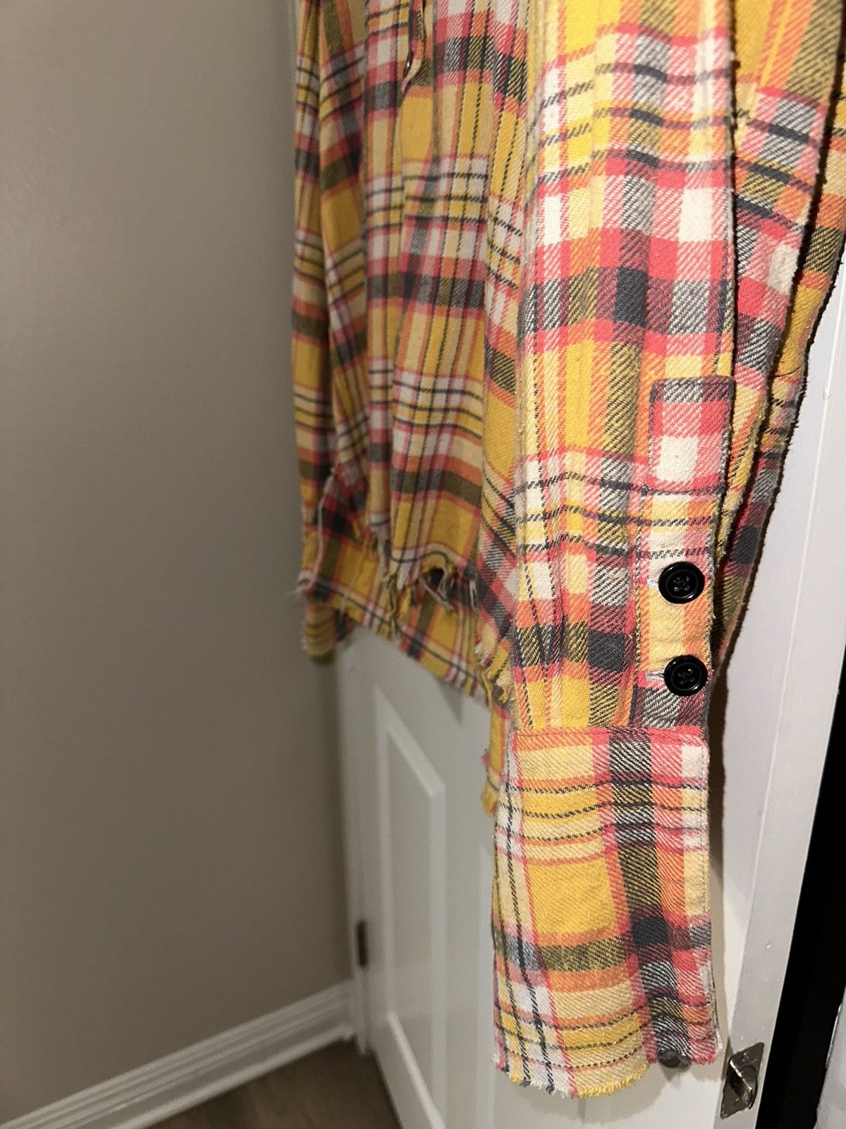Greg Lauren GREG LAUREN - YELLOW PLAID STUDIO - SIZE 4 Size US XL / EU 56 / 4 - 6 Thumbnail