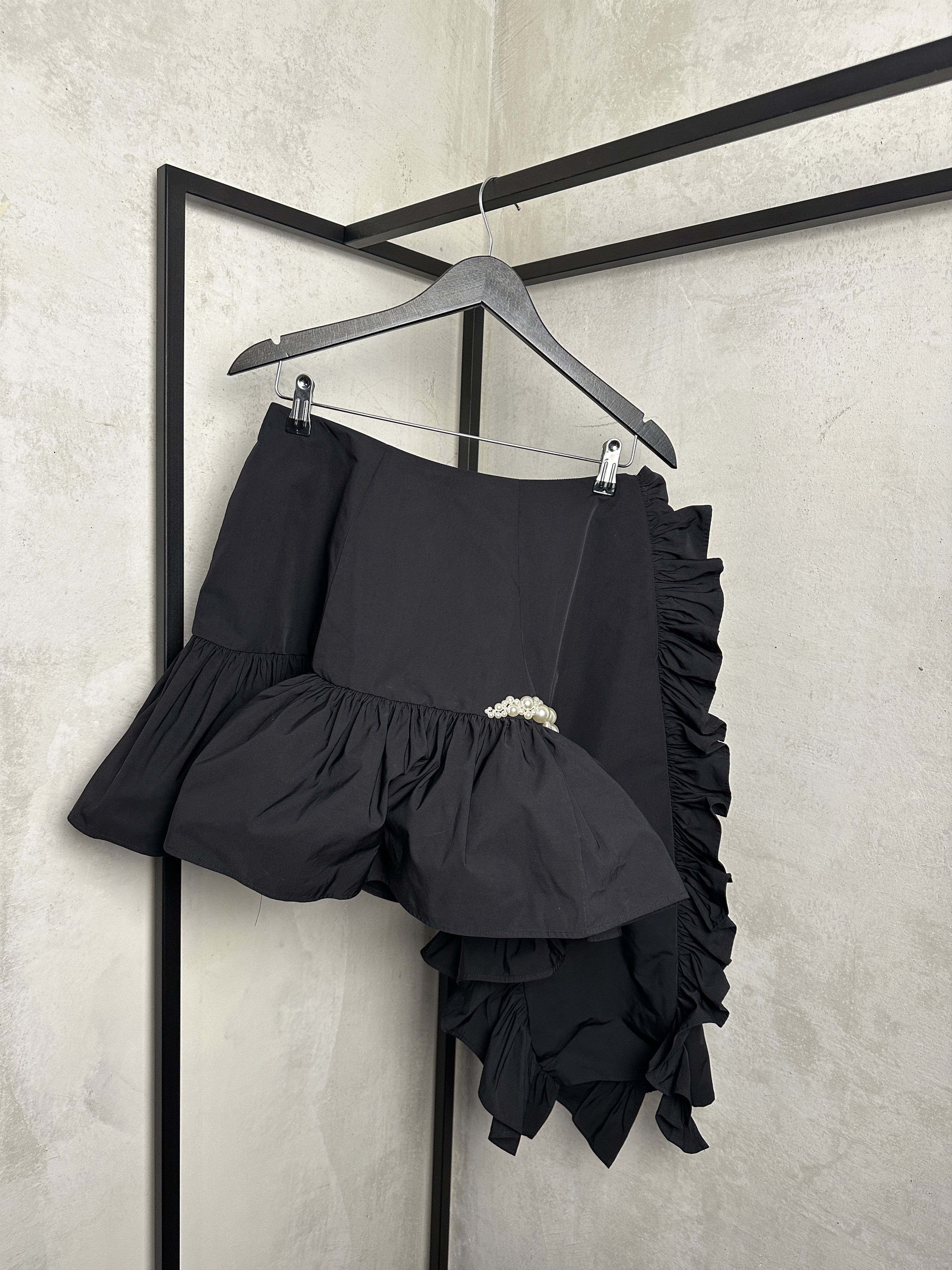 H&M Simone Rocha X H&M Women Asymmetric Pearl Skirt Size 30" / US 8 / IT 44 - 3 Thumbnail