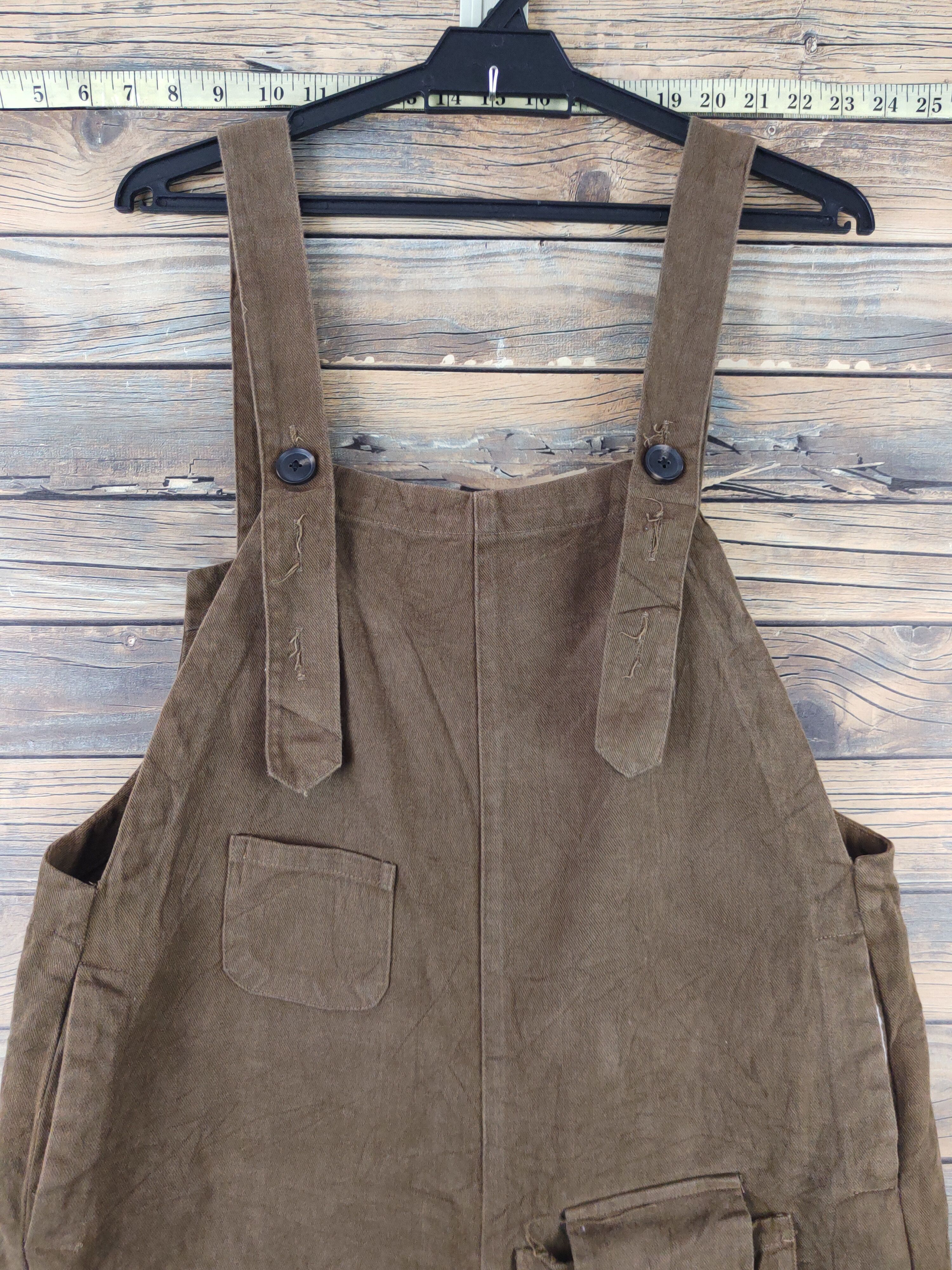 Other Japanese Brand Brown Overall Jumpsuits Size 38" / US 16 / IT 52 - 2 Thumbnail