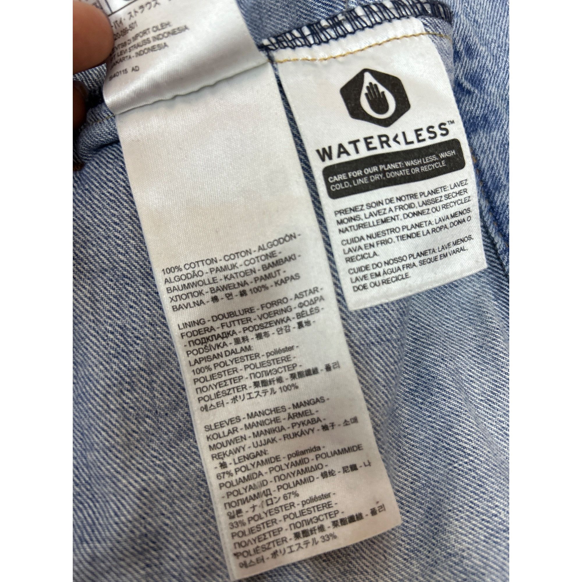 Levi's Levi's Retro 90's Style Denim Trucker Bomber Hybrid Jacket Size L / US 10 / IT 46 - 7 Thumbnail