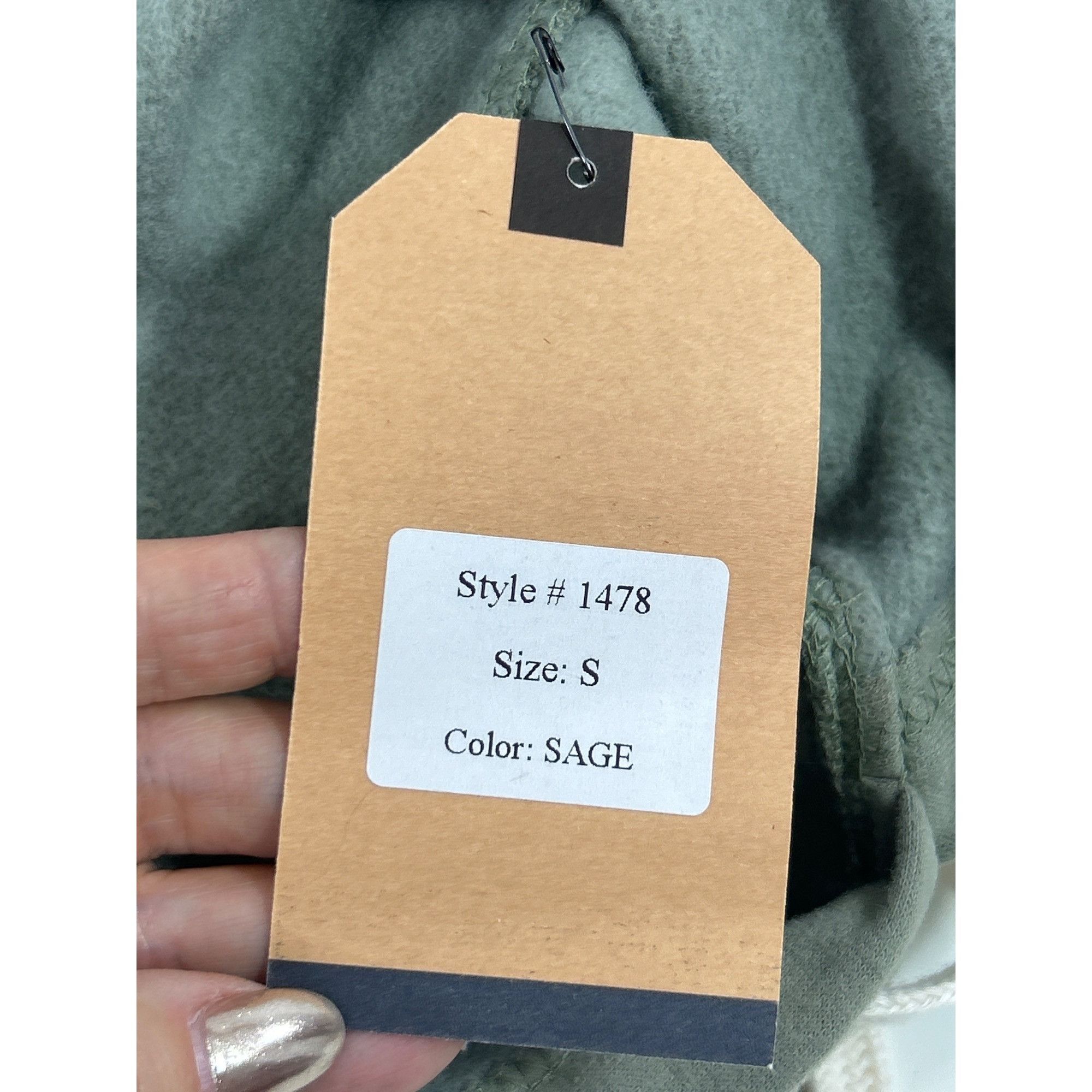 Other Sag Harbor Women’s Hoodie Sweatshirt S Sage Green Drawcord L Size US S / EU 44-46 / 1 - 10 Thumbnail