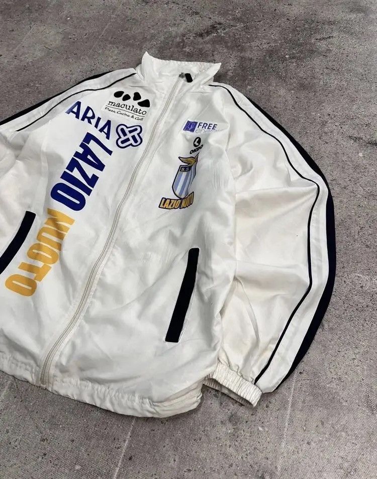 Japanese Brand × Vintage Nike Lazio Vintage Zip Hoodie Football Soccer Jersey Size US S / EU 44-46 / 1 - 4 Thumbnail