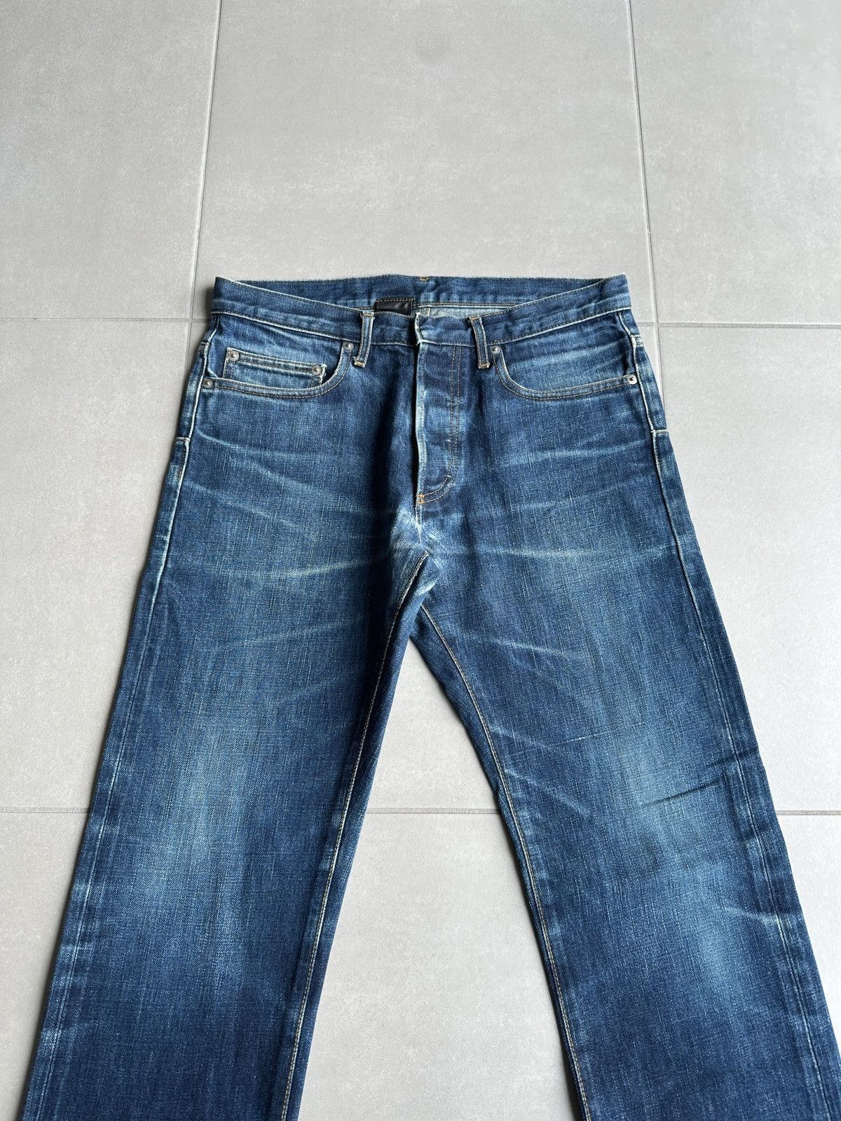 Dior × Hedi Slimane Dior Homme AW03 “LUSTER” MIJ Washed Denim Size US 30 / EU 46 - 3 Thumbnail