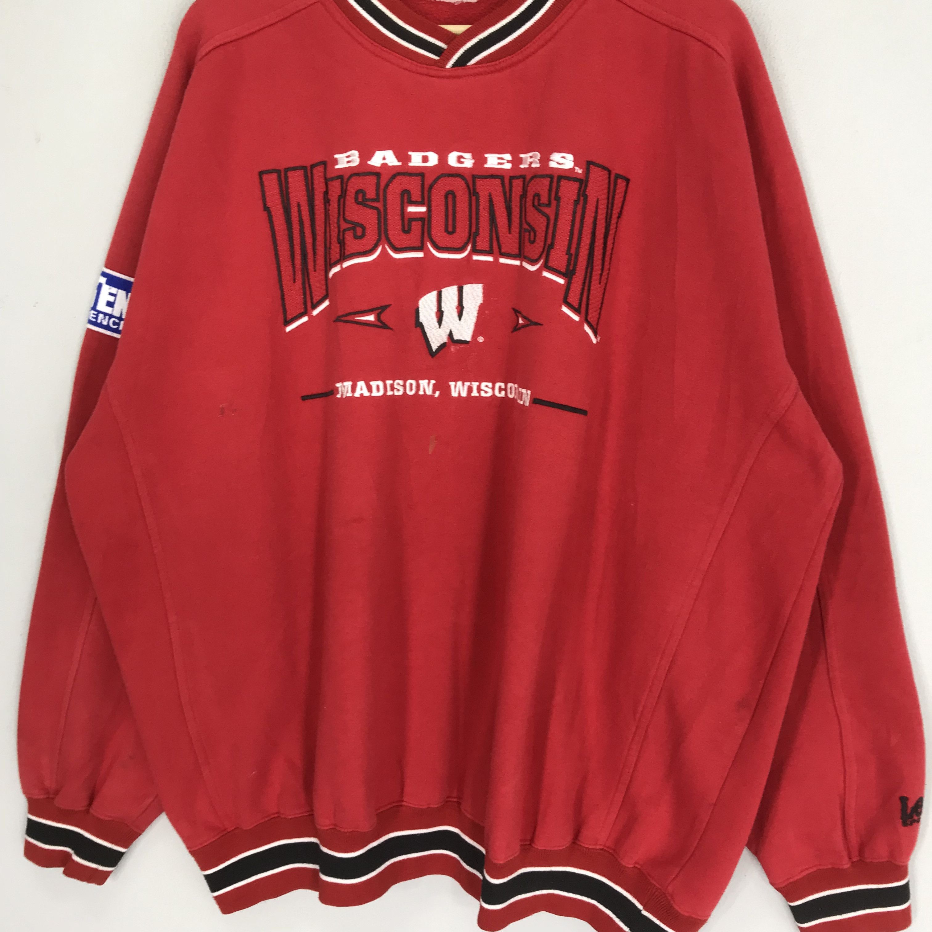 NCAA Vintage 90s Wisconsin Badgers Ncaa Sweatshirt - 250 Size US XXL / EU 58 / 5 - 3 Thumbnail