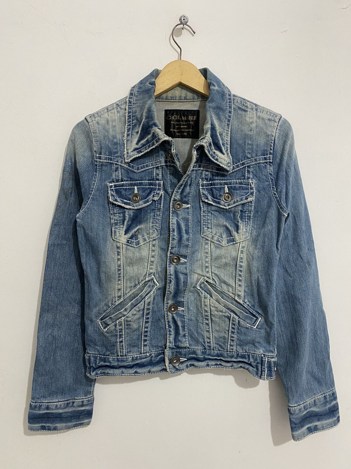 If Six Was Nine × Japanese Brand × Le Grande Bleu (L.G.B.) 💸BINDINGOFFER💸Japanese Cecilmcbee Denim Jacket Styled Ifsix Size US S / EU 44-46 / 1 - 1 Thumbnail