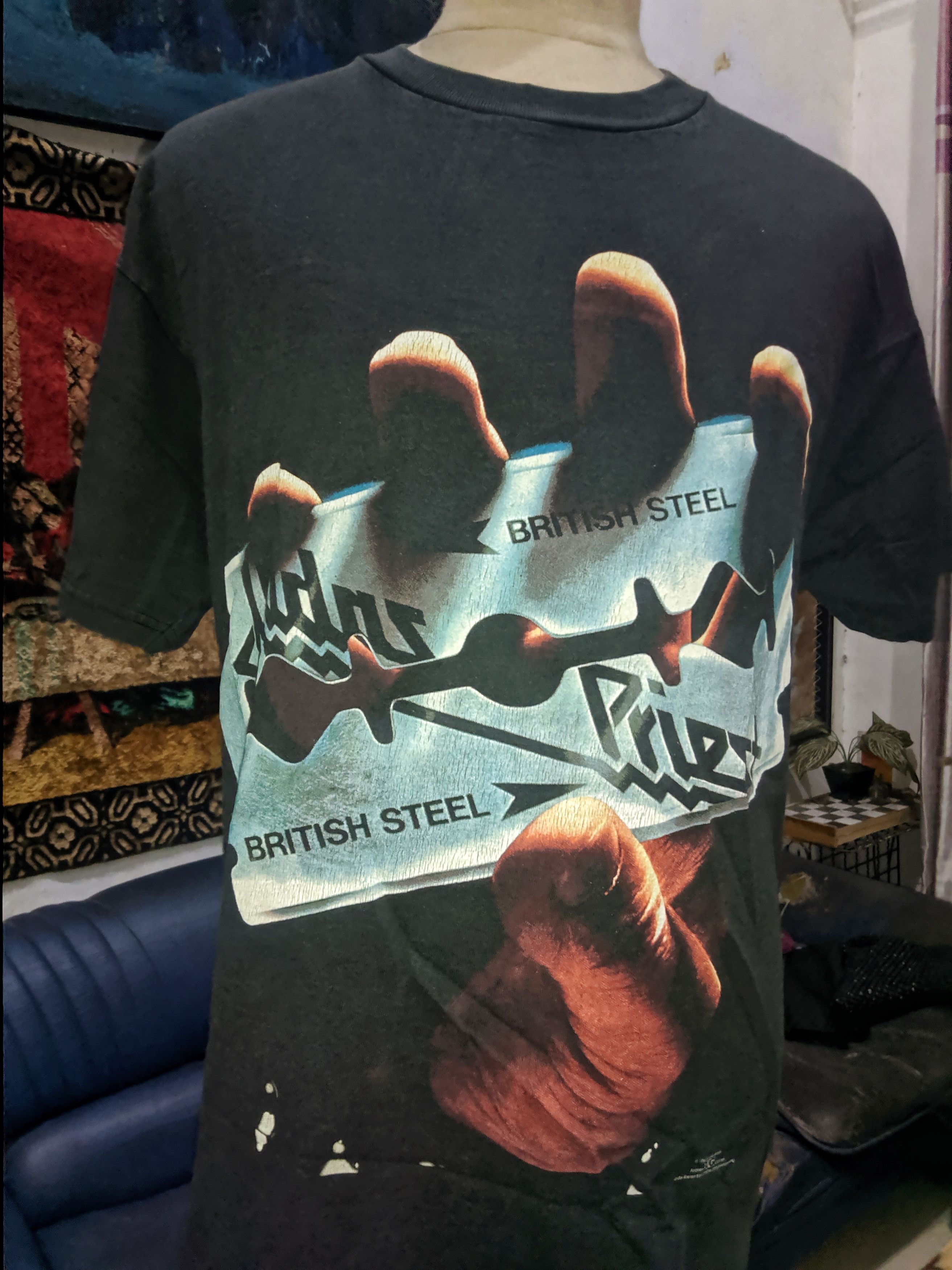 Band Tees Judas Priest Iron Maiden U2 The Cure Madonna Napalm Death Size US L / EU 52-54 / 3 - 2 Thumbnail