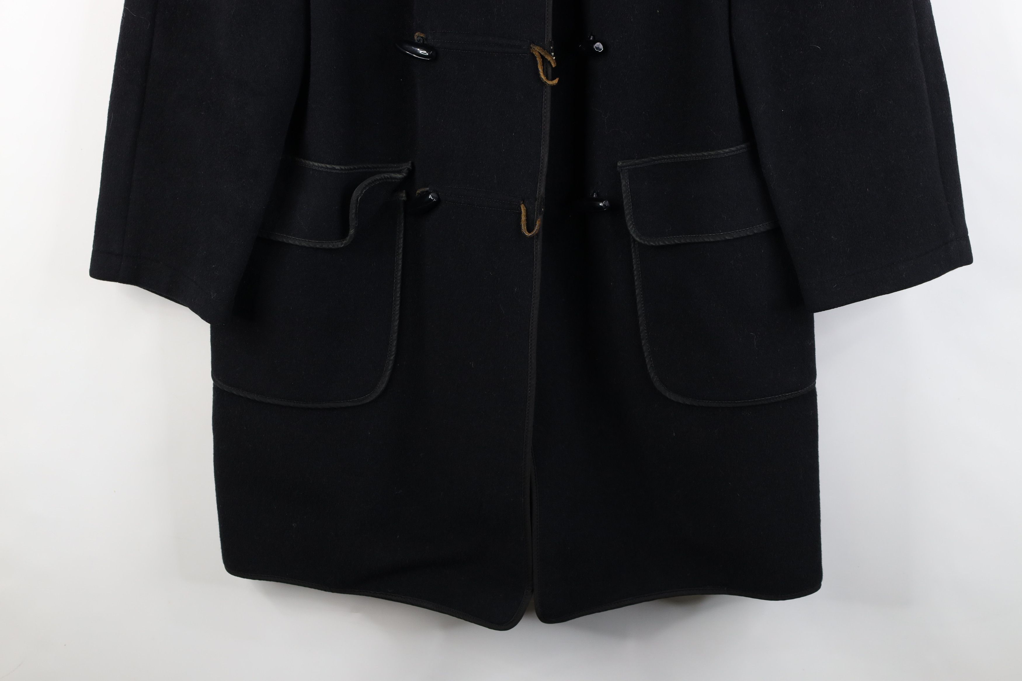 Vintage Vintage 50s 60s Wool Hooded Toggle Button Parka Jacket Size M / US 6-8 / IT 42-44 - 3 Thumbnail