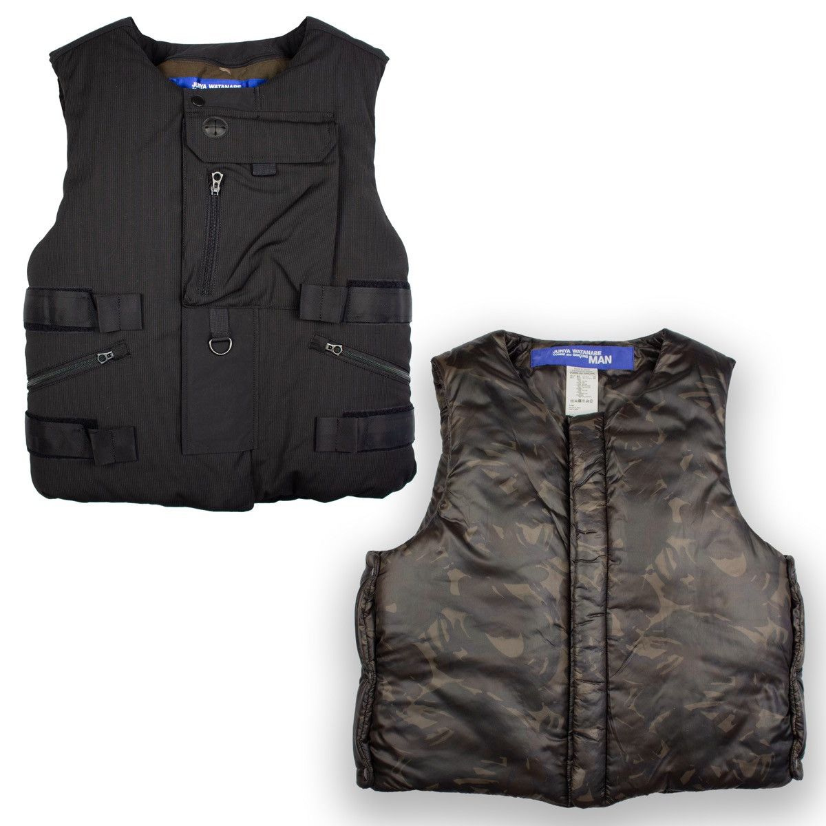 Junya Watanabe Junya Watanabe SS19 Pinstripe Utility Down Vest Size US M / EU 48-50 / 2 - 6 Thumbnail