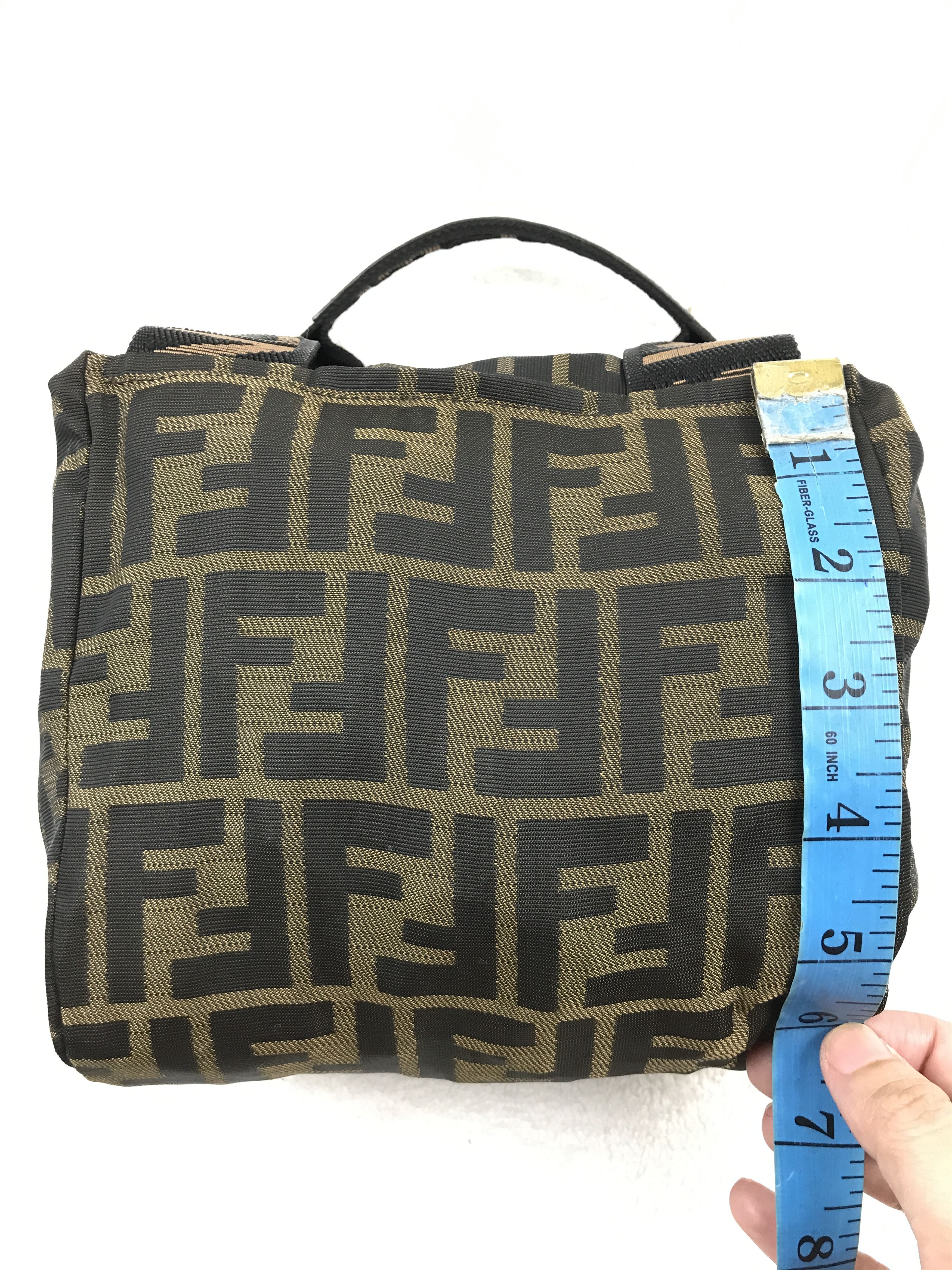 Fendi × Vintage Fendi Zucca Jacquard Mini Tote Bag Size ONE SIZE - 13 Thumbnail