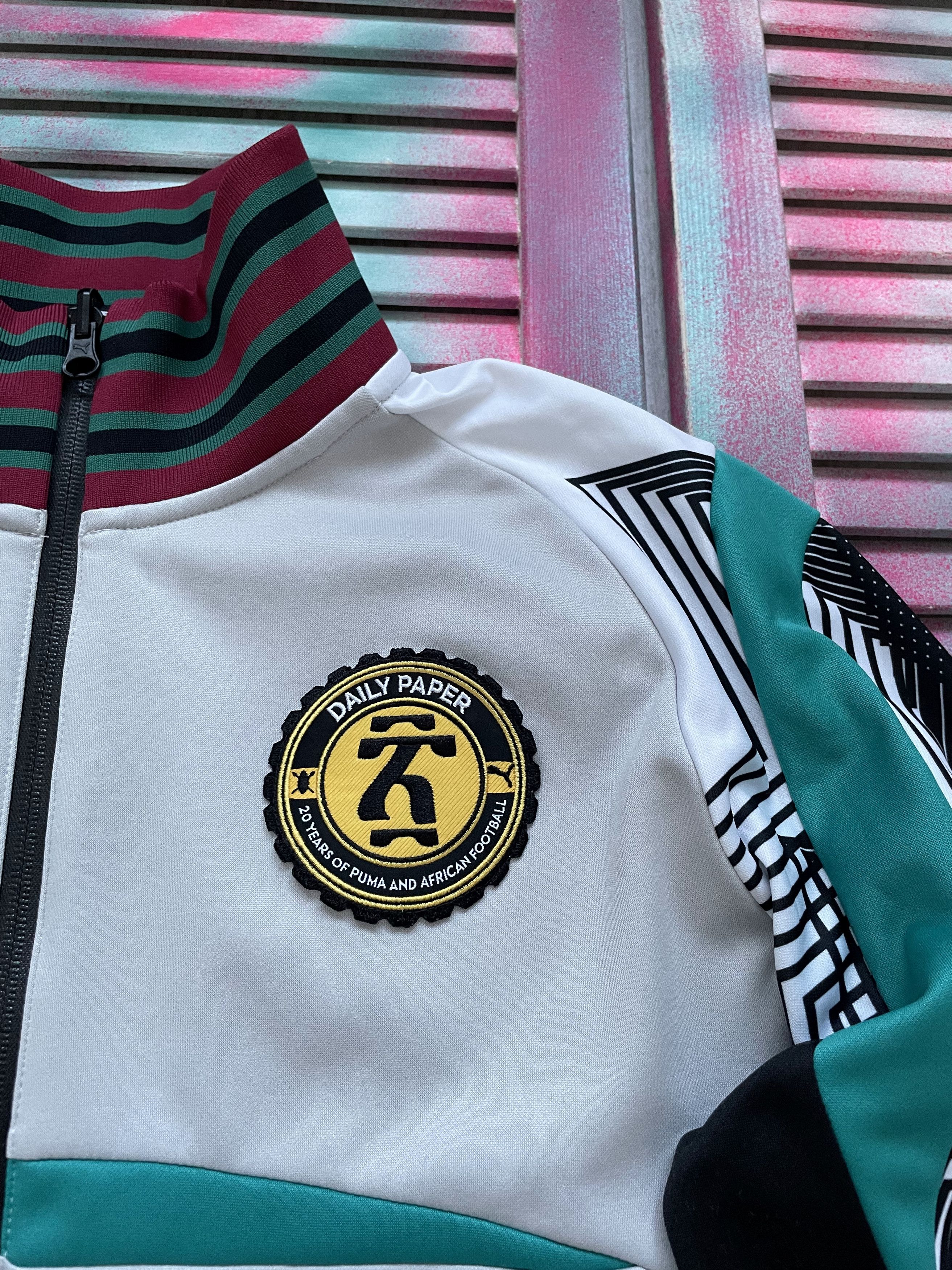 Puma Puma X Daily Paper Track Top Jacket African Football Size US M / EU 48-50 / 2 - 3 Thumbnail