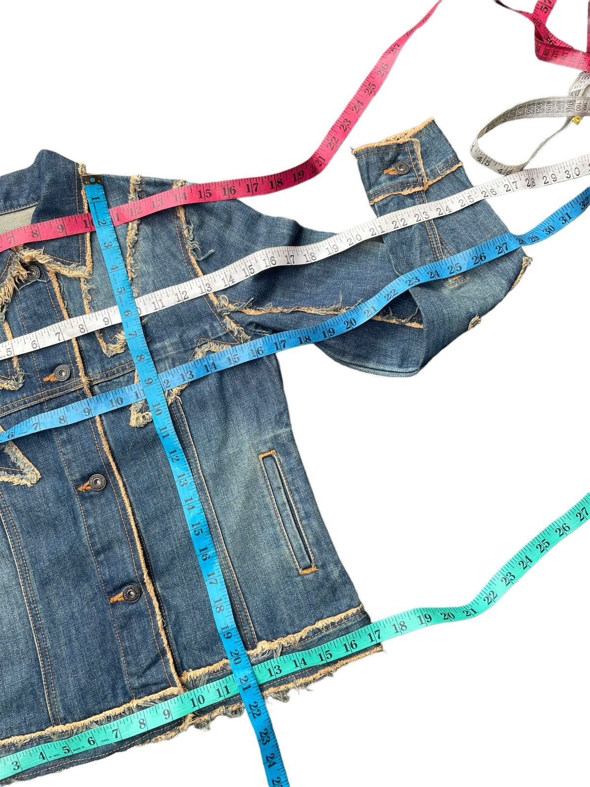 Japanese Brand Vivayou Custom Denim Jacket Size S / US 4 / IT 40 - 12 Thumbnail