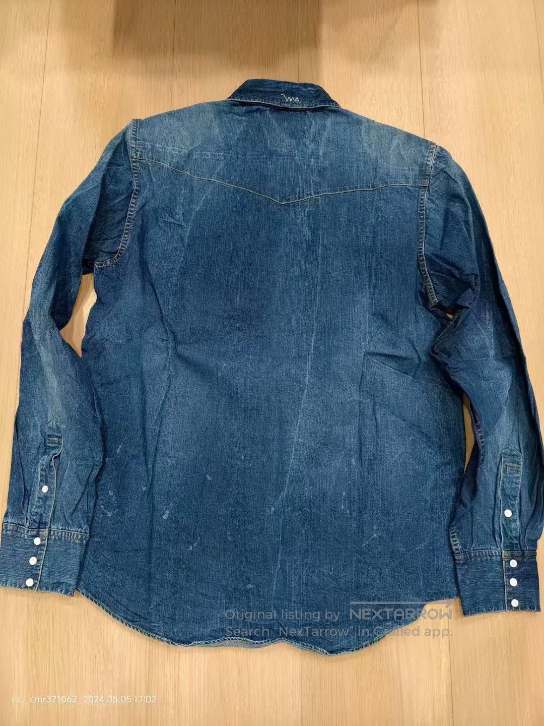 Visvim visvim 19AW Bandito Dry Denim Shirt. Size US XL / EU 56 / 4 - 7 Thumbnail