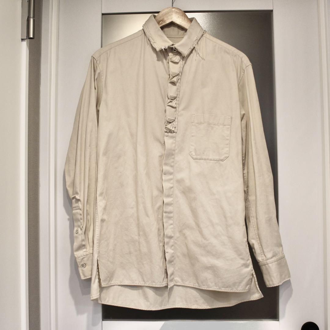 POUR HOMME 15aw Cut-off blouse HY-B12-026