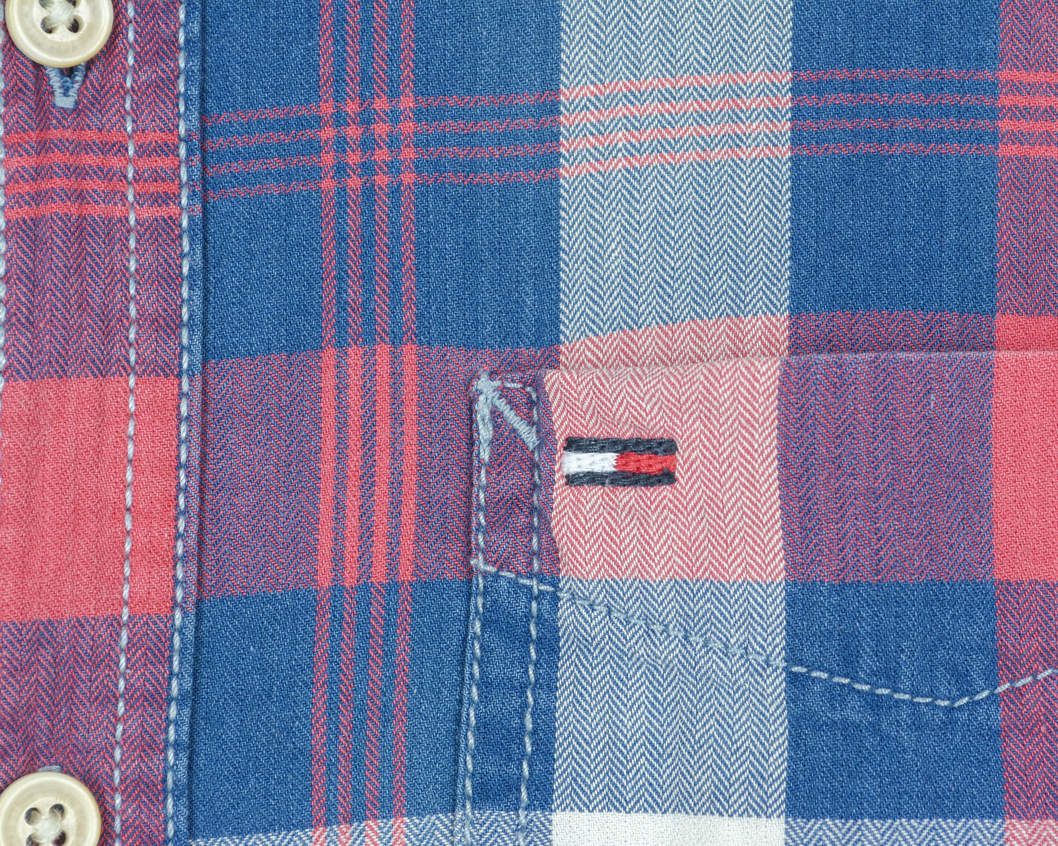 Tommy Hilfiger TOMMY HILFIGER M Casual Shirt Check Plaid Long Sleeve Forma Size US M / EU 48-50 / 2 - 4 Thumbnail