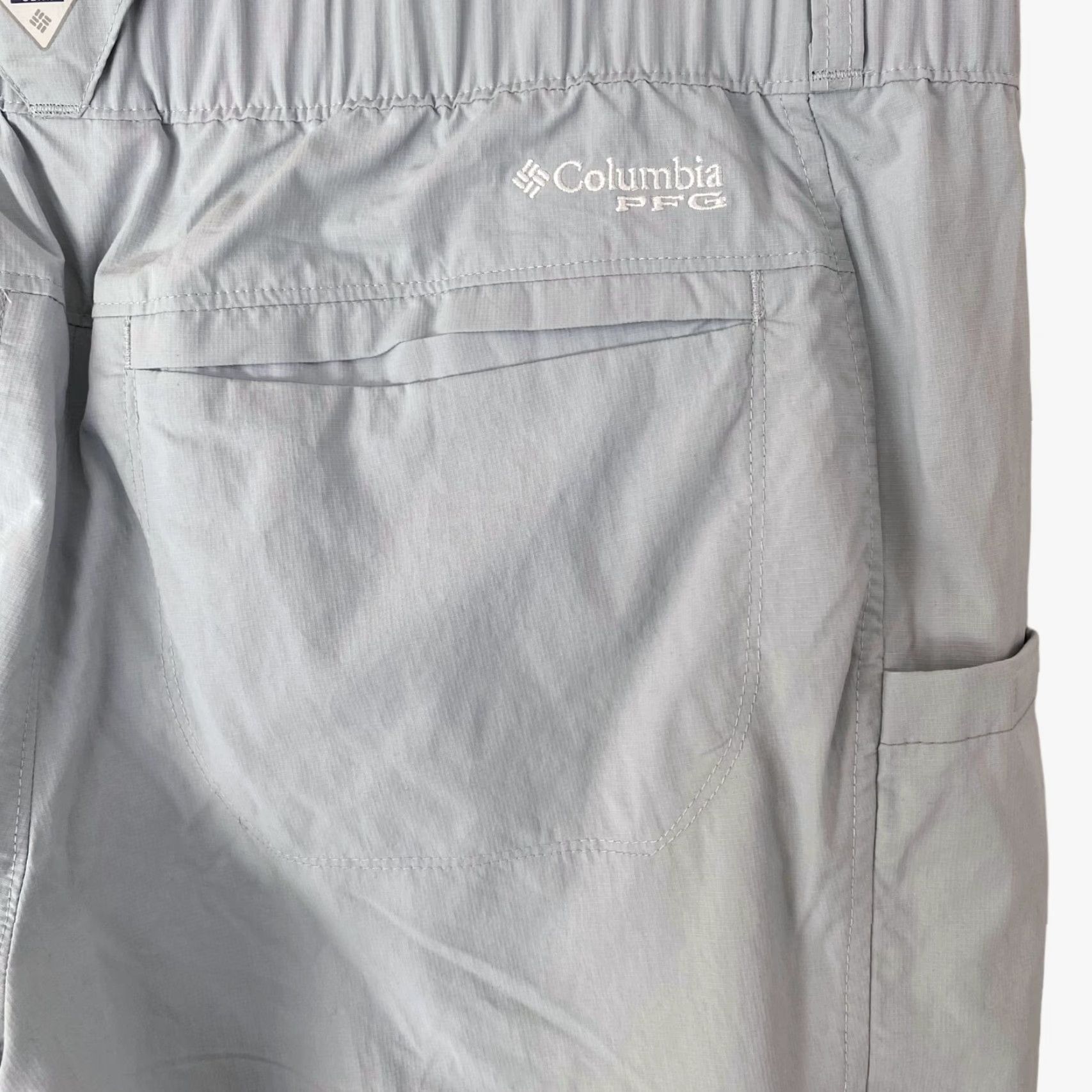 Vintage Columbia PFG Cast & Release Shorts Blue Women's 16 Athletic Stretch Fishing Size 38" / US 16 / IT 52 - 7 Thumbnail
