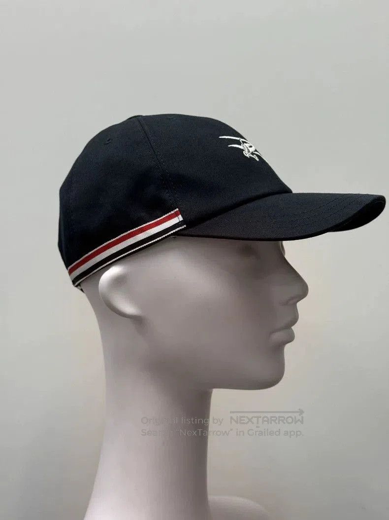 Thom Browne THOM BROWNE Black Baseball Cap S. Size ONE SIZE - 1 Thumbnail