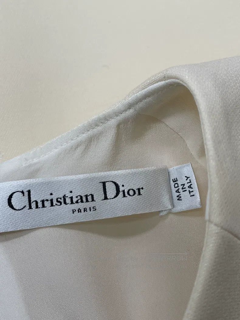 Dior Dior Off-white short sleeves Size XXS / US 00 / IT 34 - 4 Thumbnail