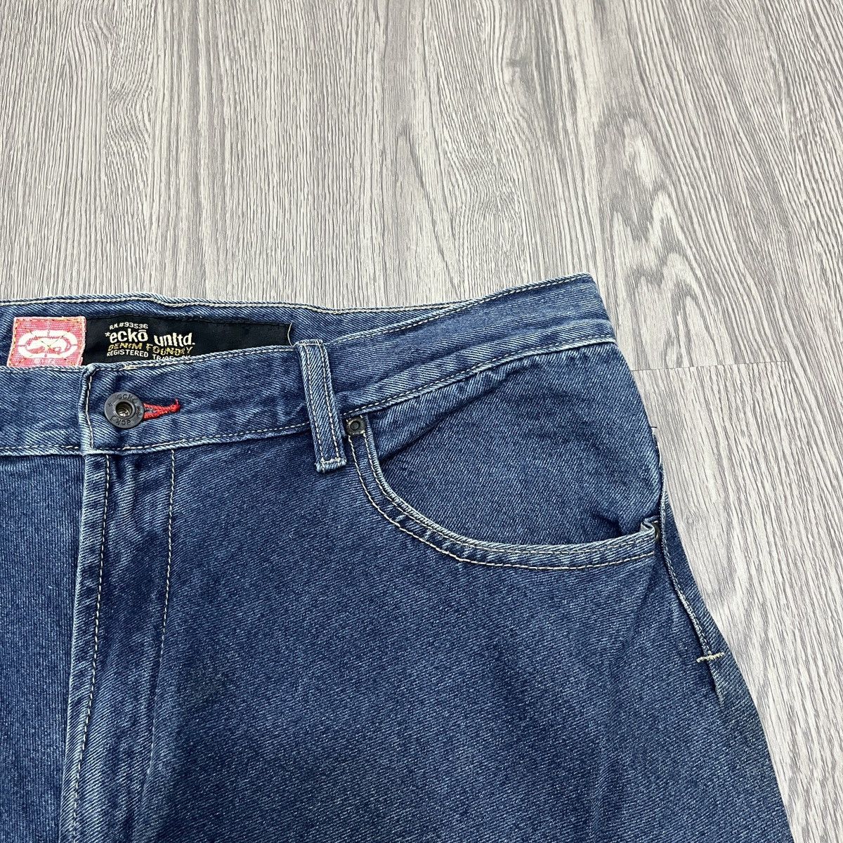 Ecko Unltd. Baggy Jeans Ecko Unltd Big Rhino Logo Denim 🟥 Size US 34 / EU 50 - 9 Thumbnail