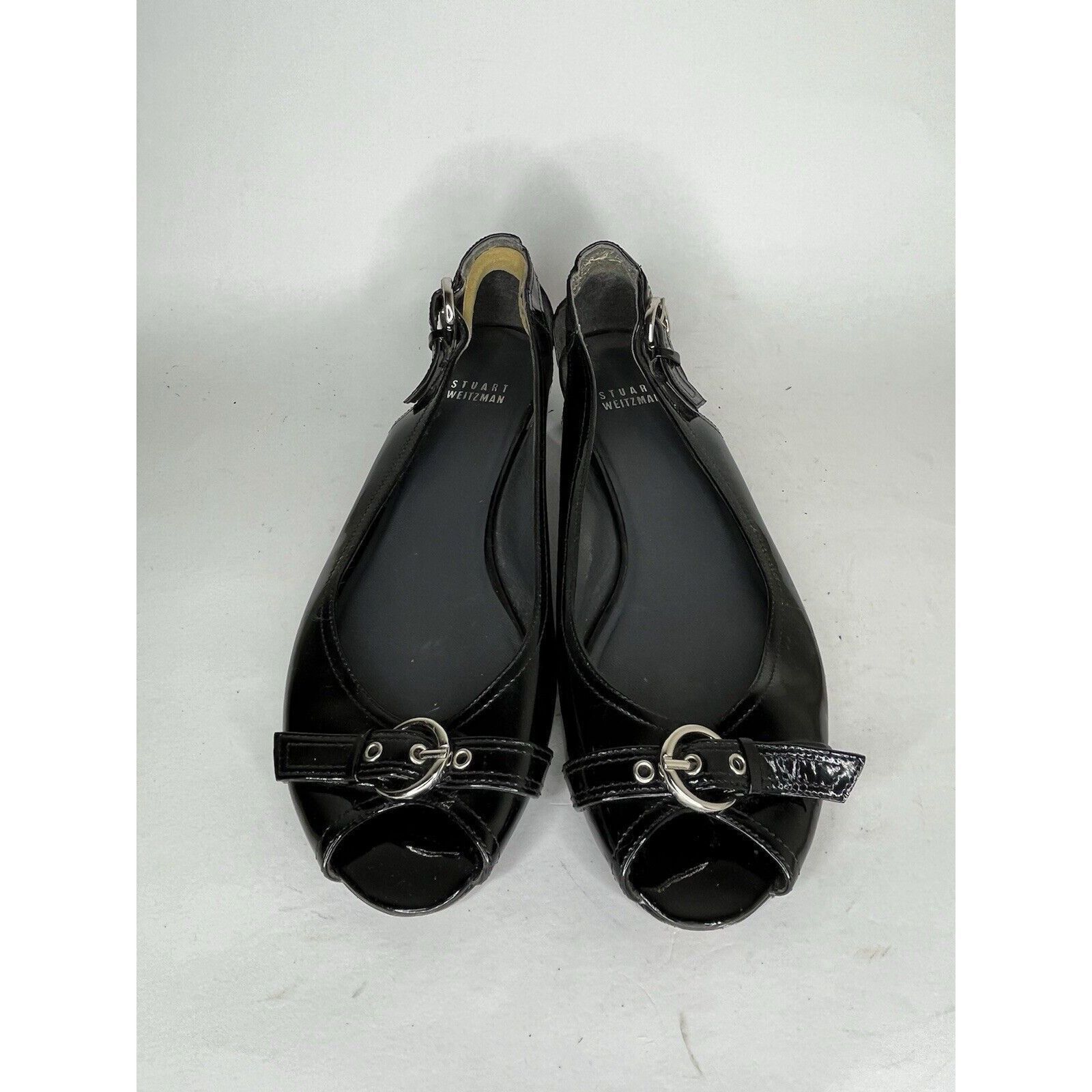 Stuart Weitzman stuart weitzman Shoes Slip Ons Women Size 9M Black Leather Size US 9 / IT 39 - 12 Thumbnail