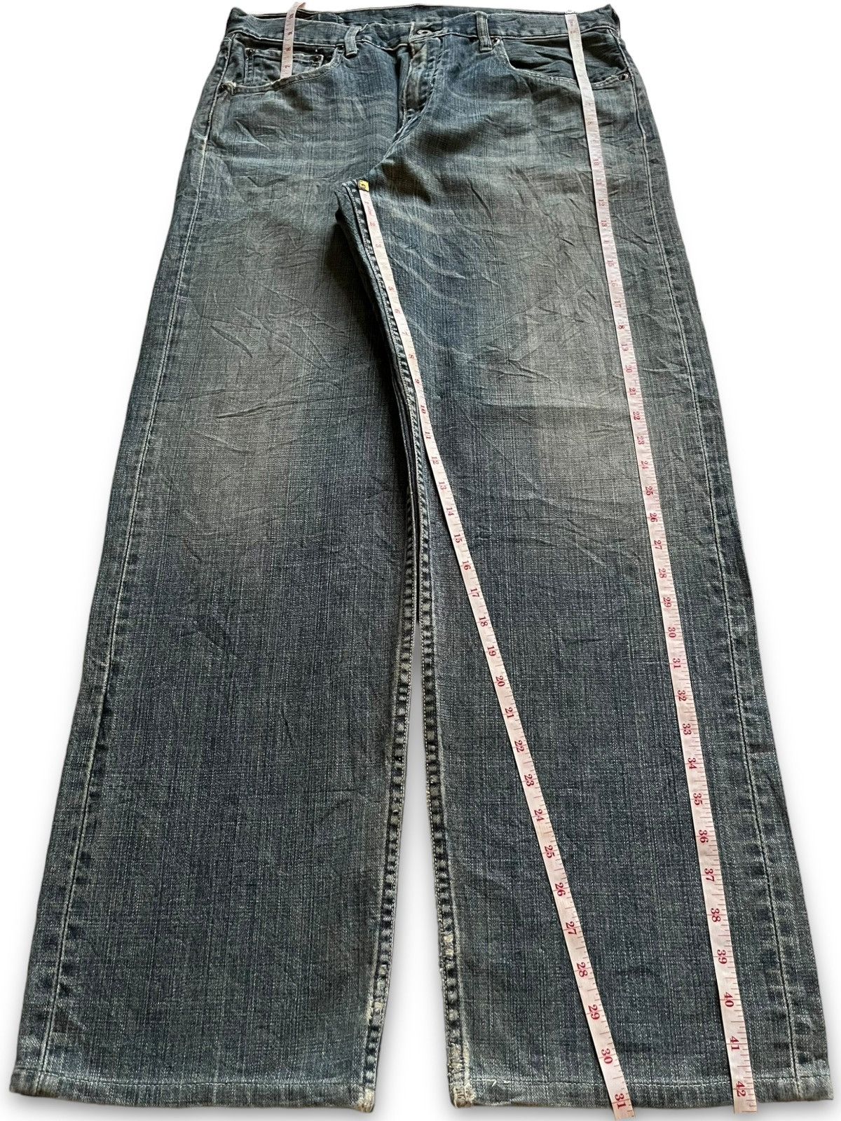 Levi's Vintage 90s Levis 503 Faded Wash Distressed Baggy Jeans Size US 34 / EU 50 - 12 Thumbnail