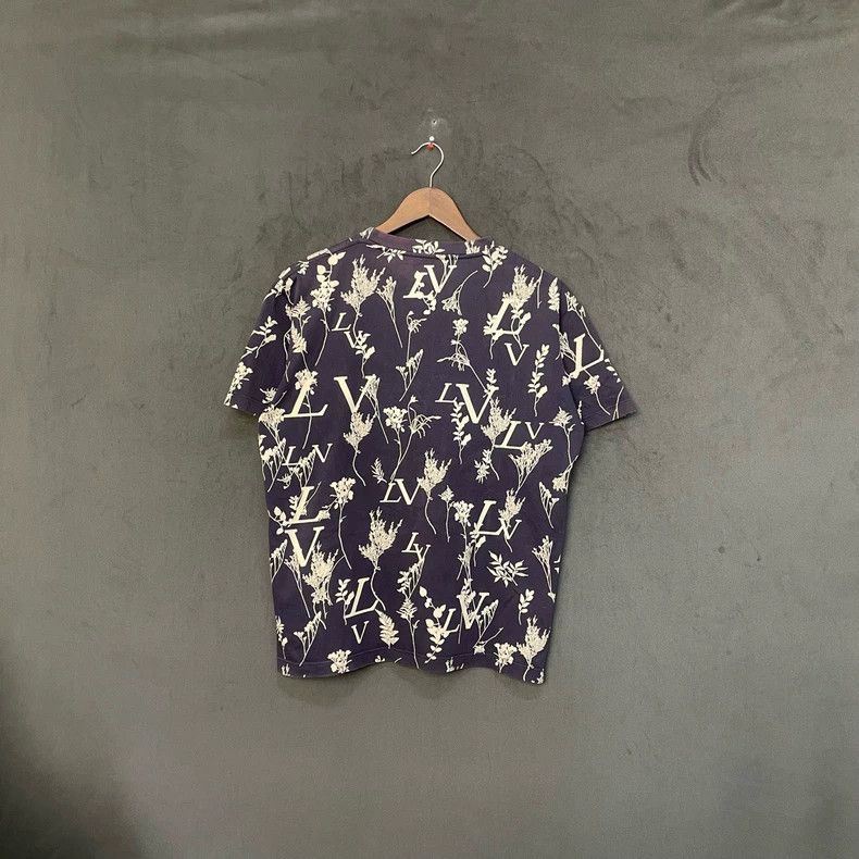Louis Vuitton Louis Vuitton Blue wheat ear full print short sleeve Size US M / EU 48-50 / 2 - 2 Thumbnail