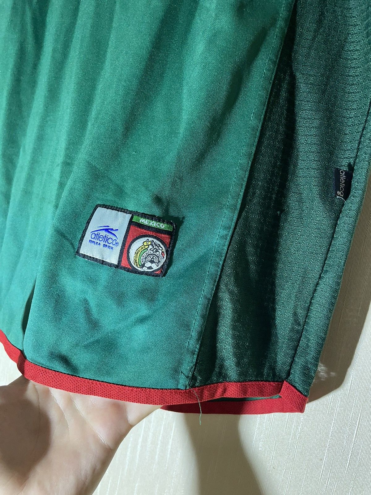 Vintage Atletica Mexico 2002 vintage soccer jersey Size US L / EU 52-54 / 3 - 9 Thumbnail