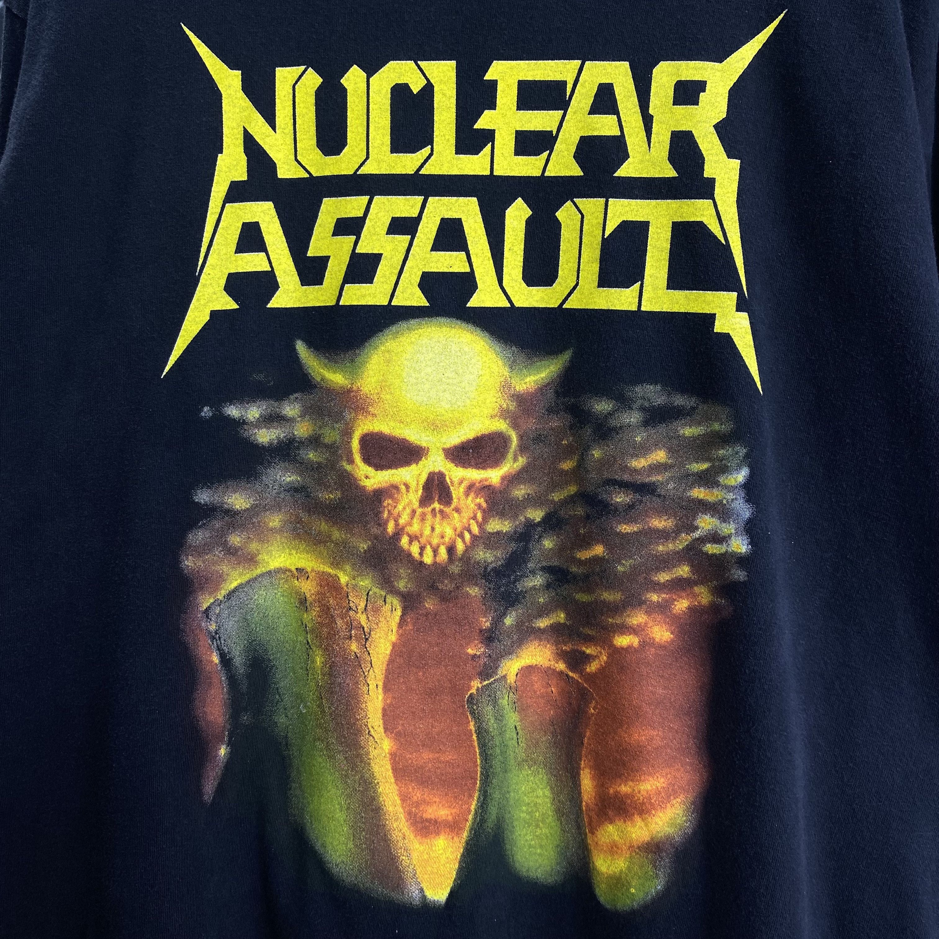 Band Tees NUCLEAR ASSAULT SURVIVE vtg2000s Reprint from 1988 Design Size US XL / EU 56 / 4 - 2 Thumbnail