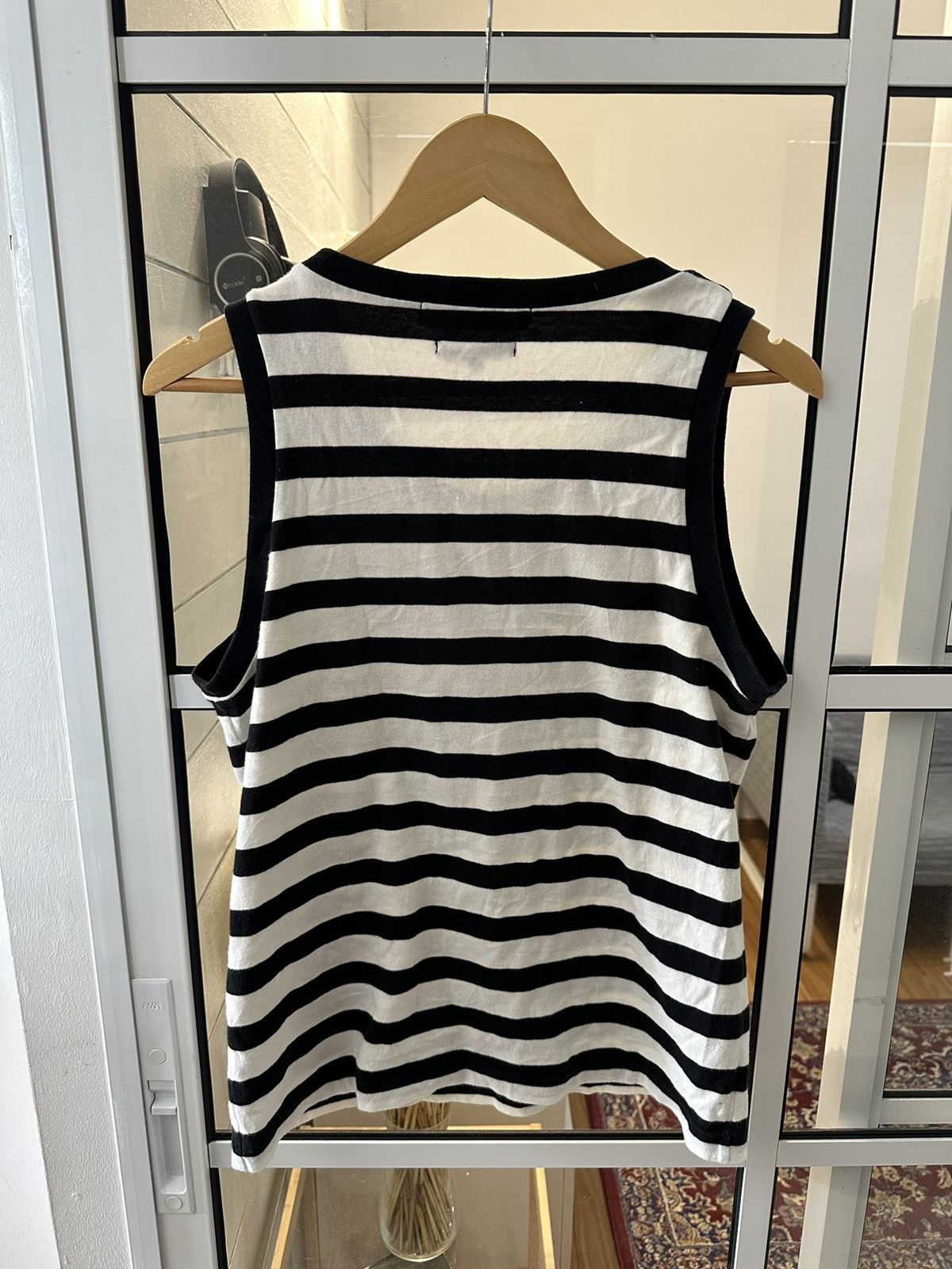 Japanese Brand The Difference By Rupert Cyberpunk Poem Stripe Sleeveless Size US M / EU 48-50 / 2 - 9 Thumbnail